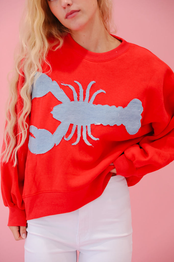 UNDER THE SEA RED PULLOVER pullover Judith March   