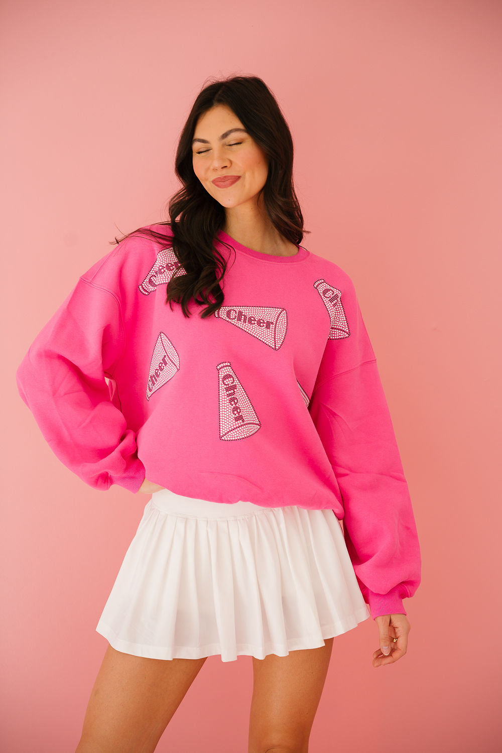 CHEER PINK PULLOVER pullover Judith March   