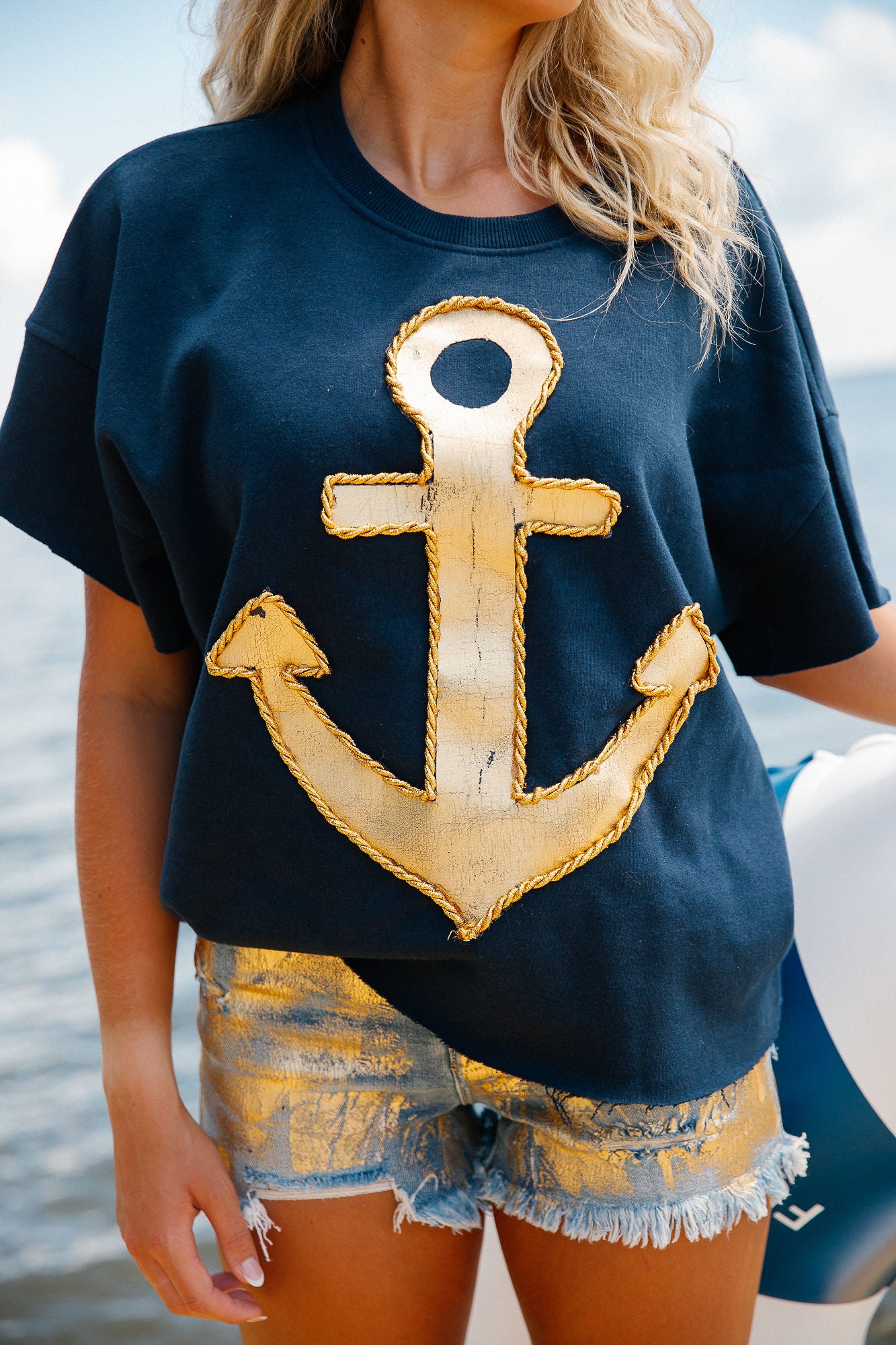 HIGH TIDE SLEEVELESS PULLOVER PULLOVER Judith March