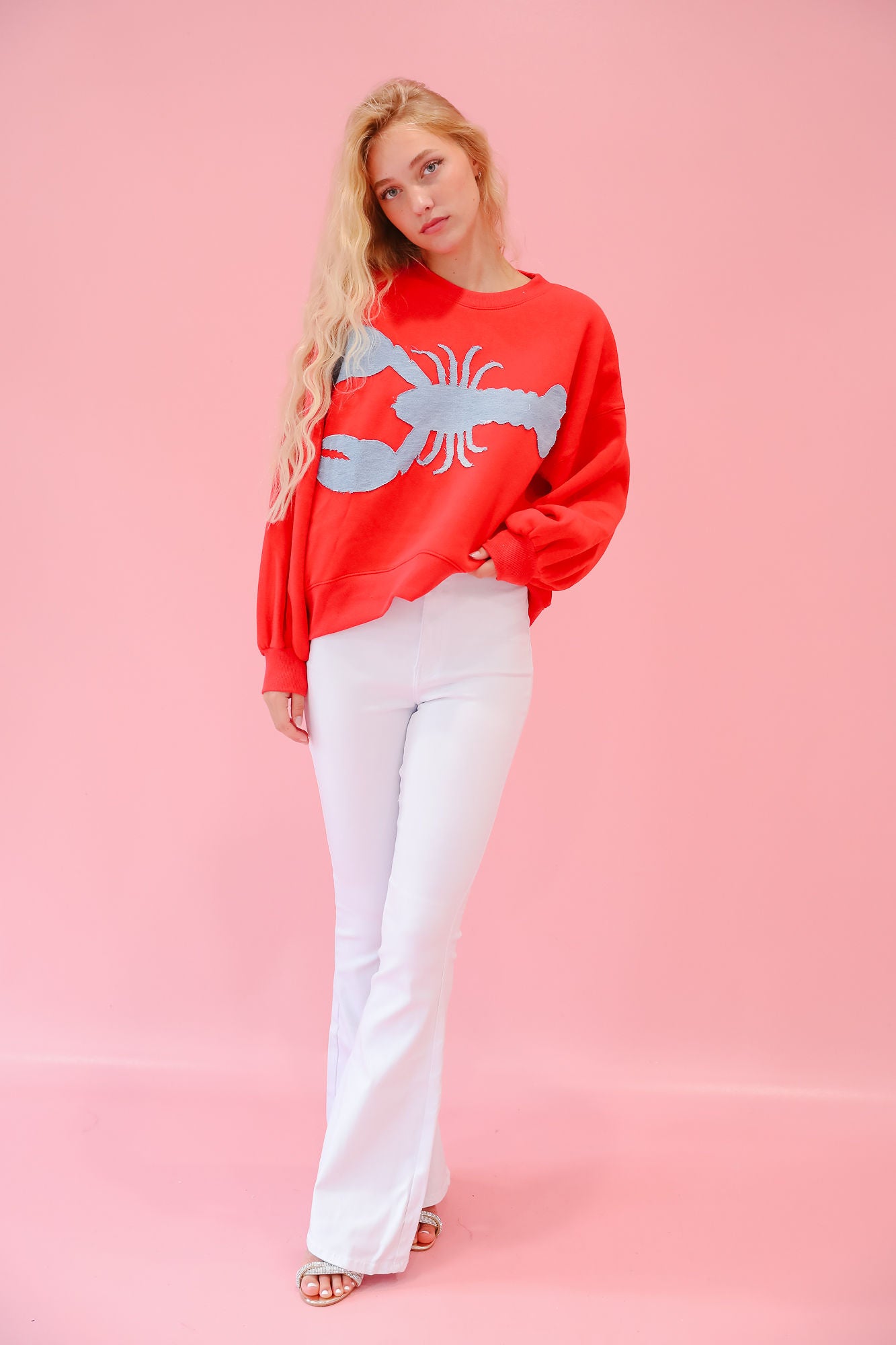 UNDER THE SEA RED PULLOVER pullover Judith March   