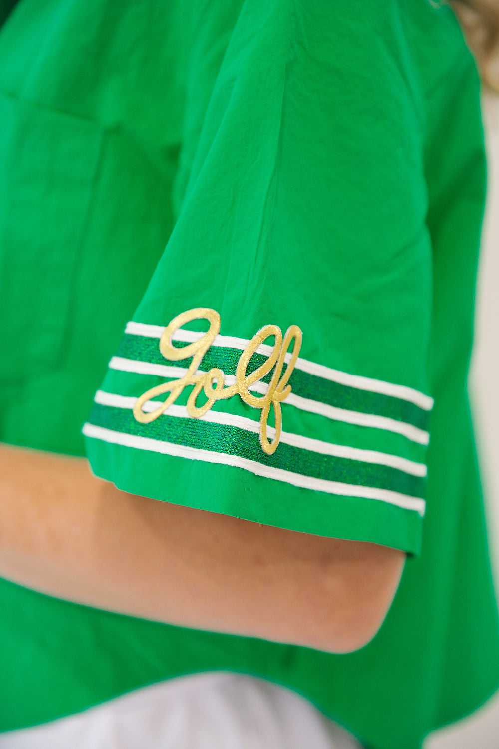 *GREEN GOLF TOP - SMALL TOP Judith March