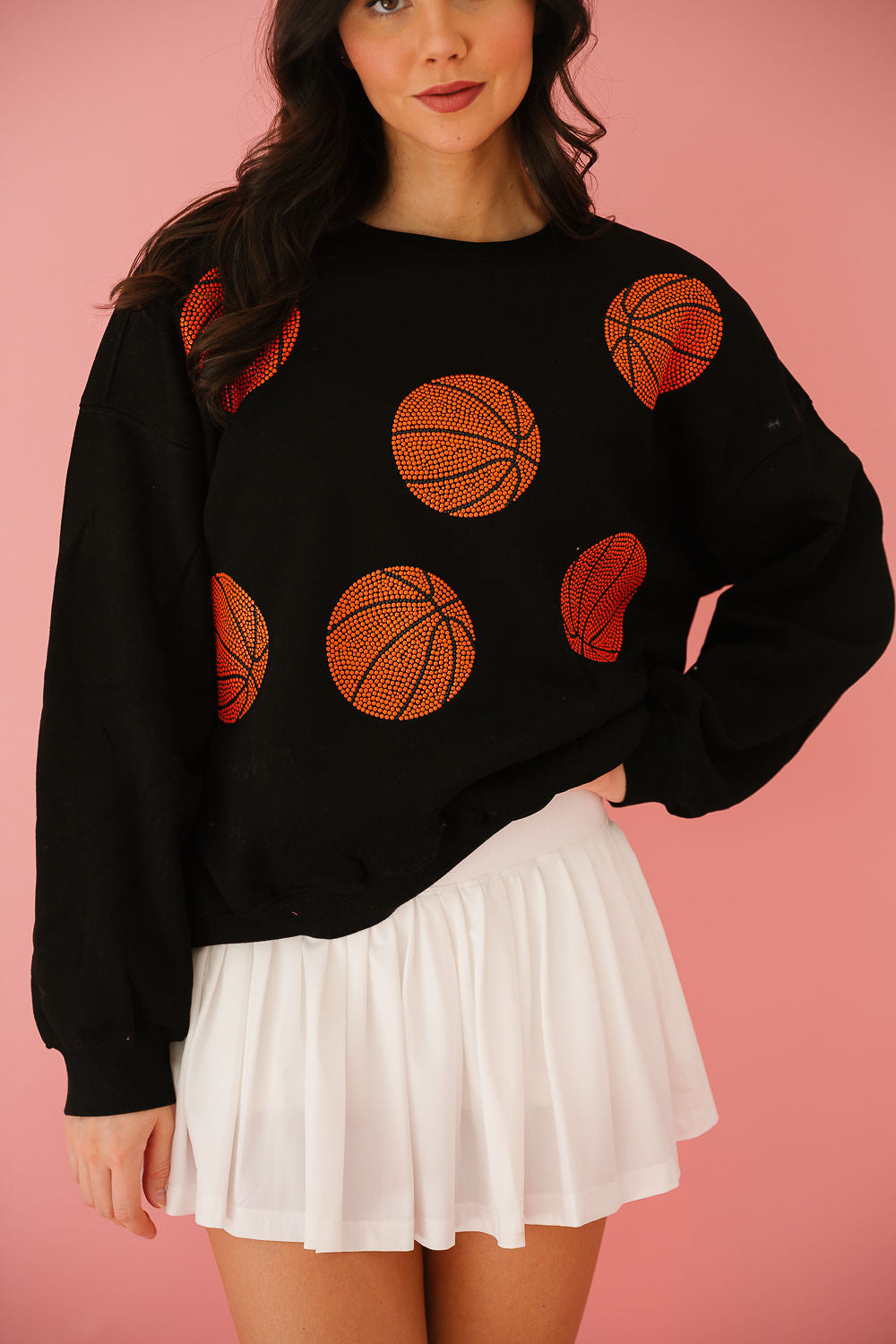BASKETBALL BLACK PULLOVER pullover Judith March