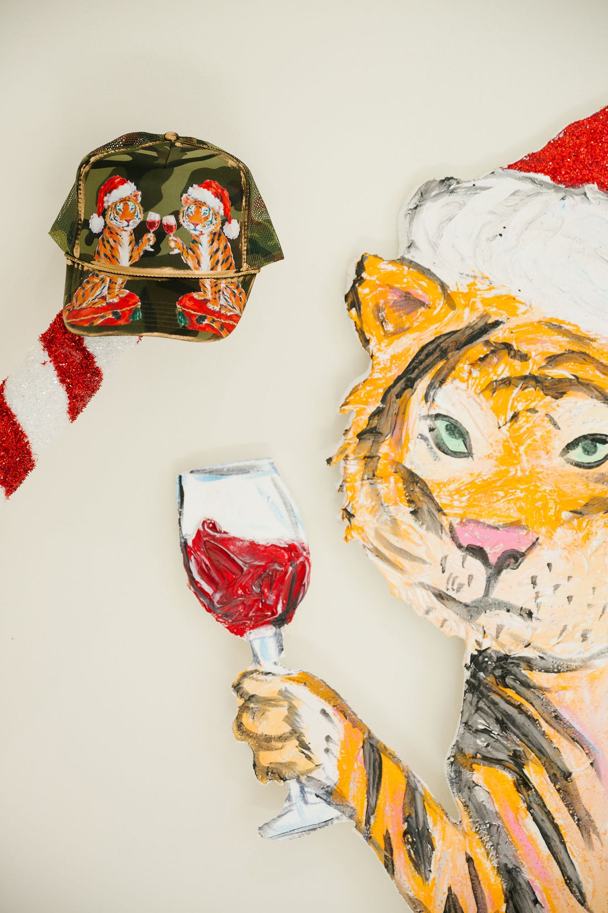 THE TIGER TOASTS CAMO TRUCKER HAT TRUCKER HAT Judith March