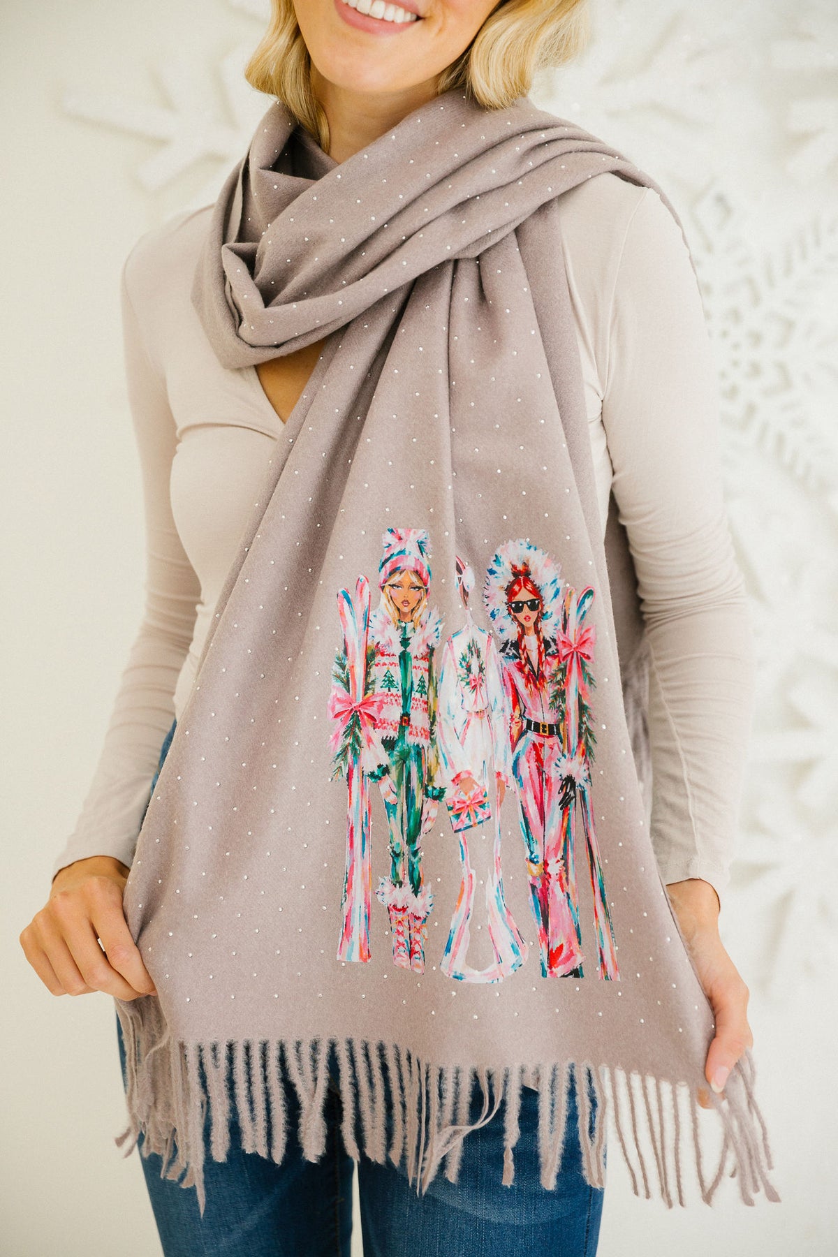APRÈS IT GIRLS TAUPE SCARF SCARF Judith March