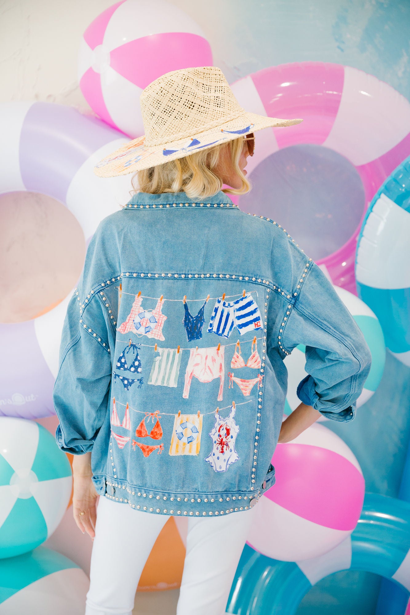 BIKINI BREEZE DENIM JACKET SWEATER Judith March