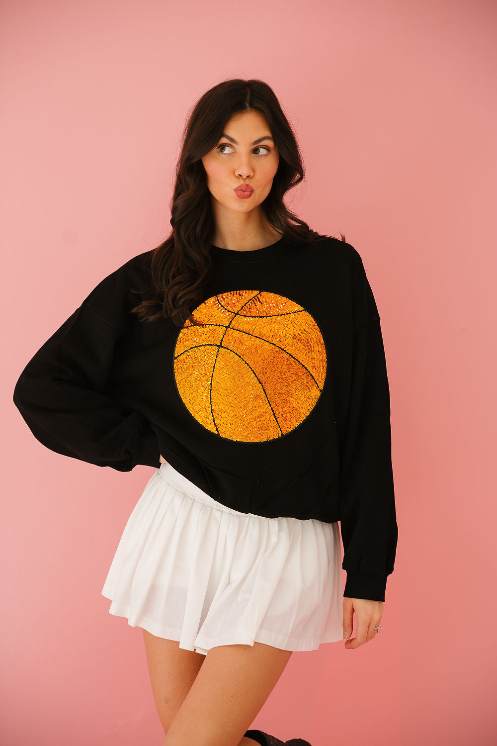 FREE THROW BLACK PULLOVER pullover Judith March