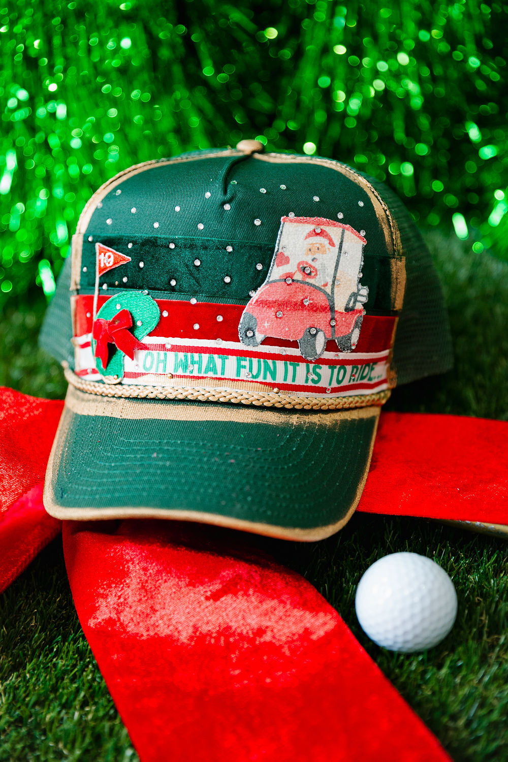 OH WHAT FUN IT IS TO RIDE STRUCTURED HAT TRUCKER HAT Judith March