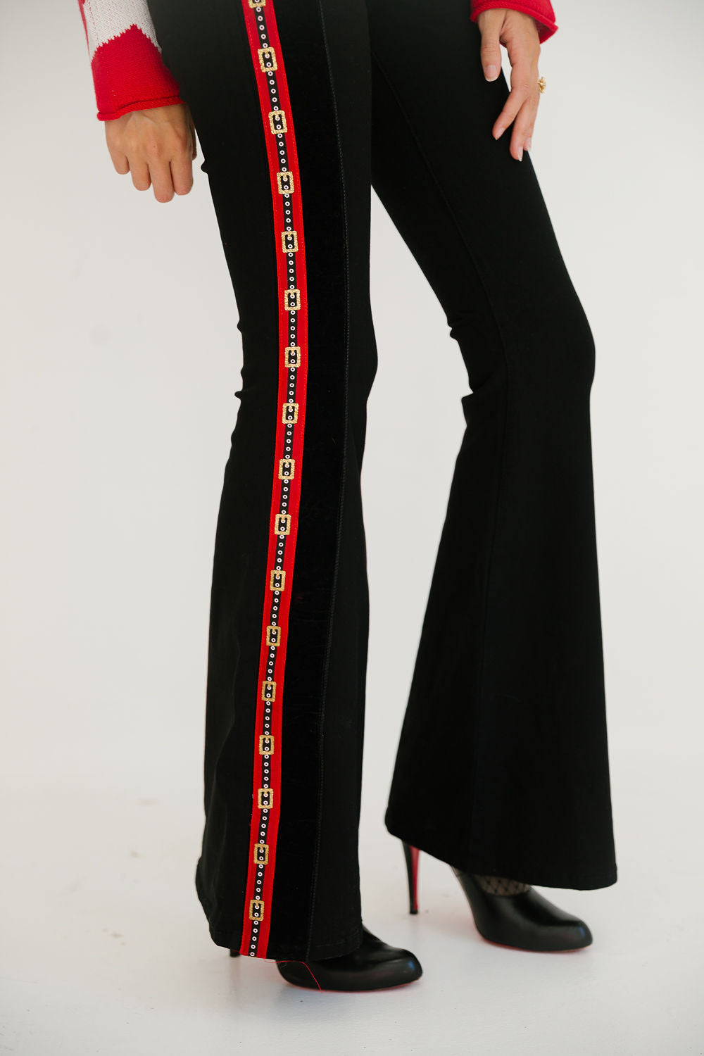 SANTA BABY BLACK FLARES FLARES Judith March