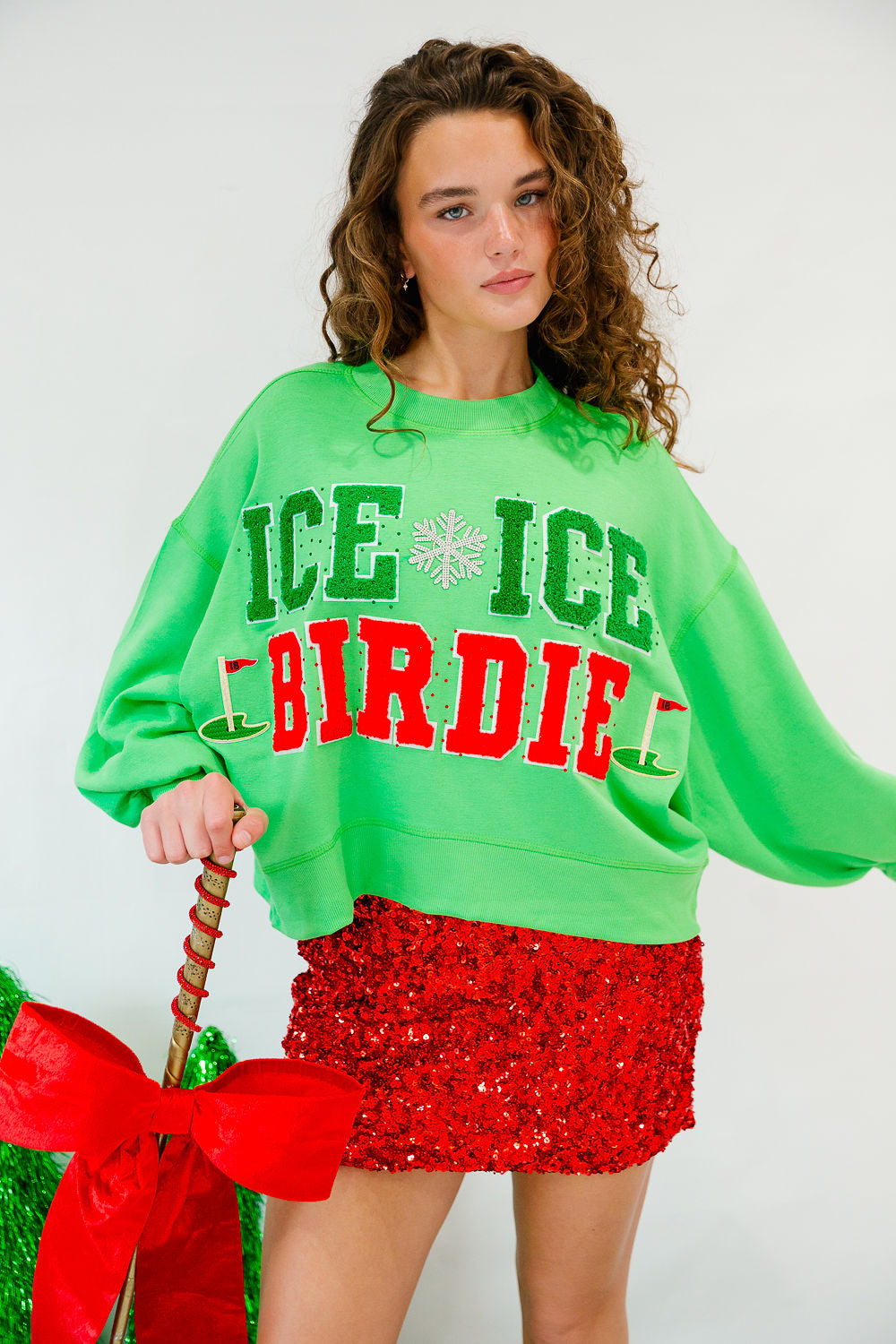 ICE ICE BIRDIE GREEN PULLOVER PULLOVER Judith March