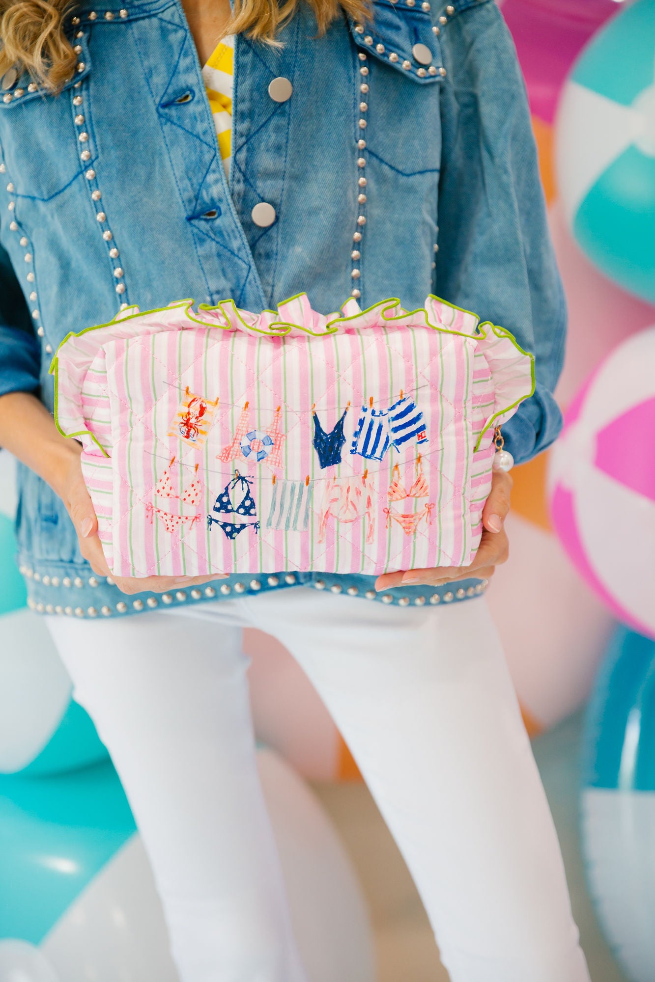 BIKINI BREEZE RUFFLE BAG