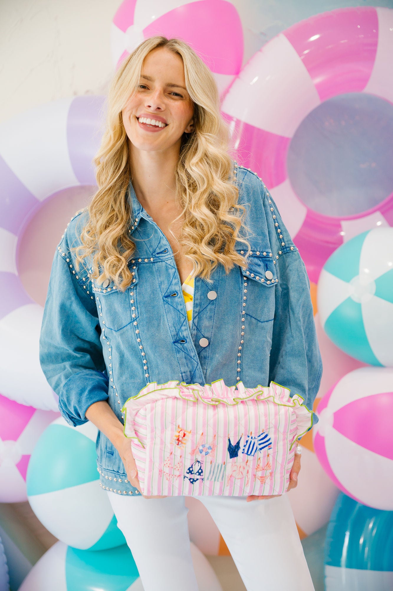 BIKINI BREEZE RUFFLE BAG