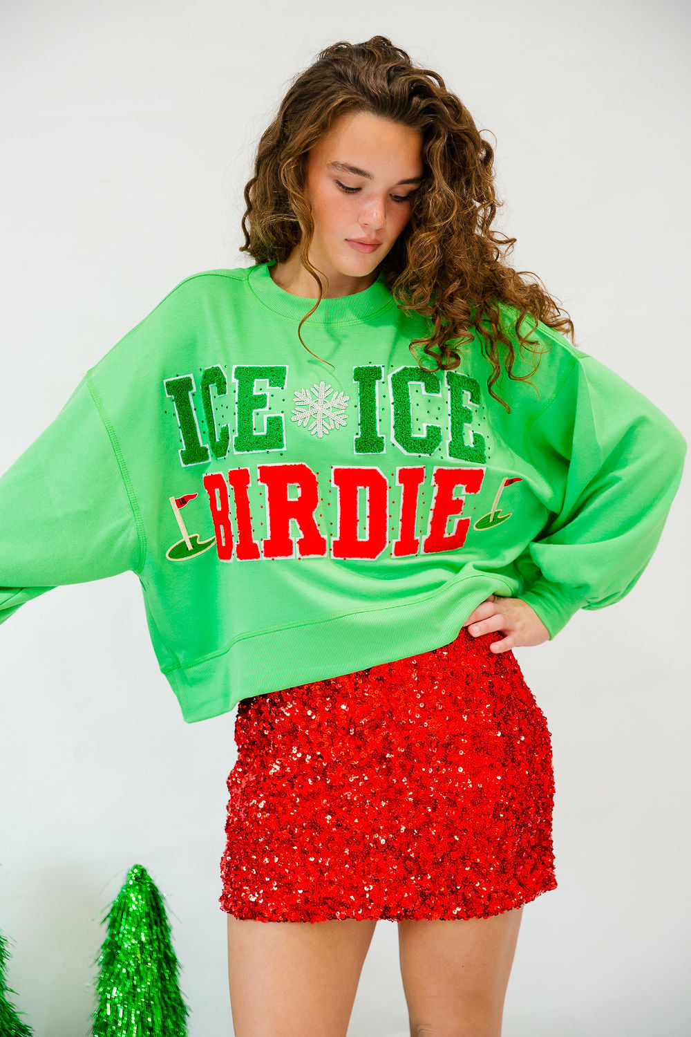 ICE ICE BIRDIE GREEN PULLOVER PULLOVER Judith March