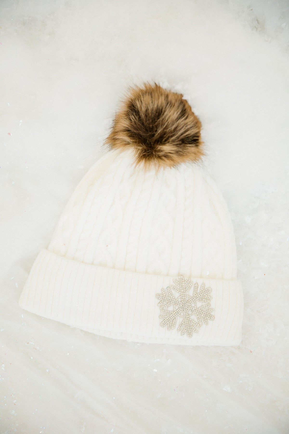 WINTER WONDERLAND MOMMY & ME BEANIES BEANIE Judith March ADULT (CREAM)