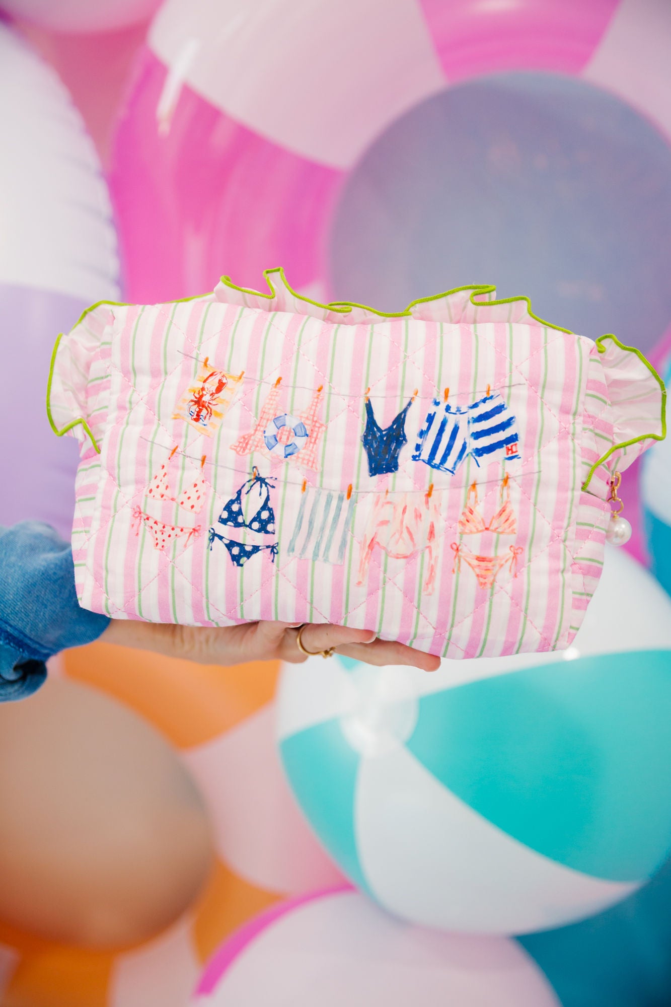 BIKINI BREEZE RUFFLE BAG
