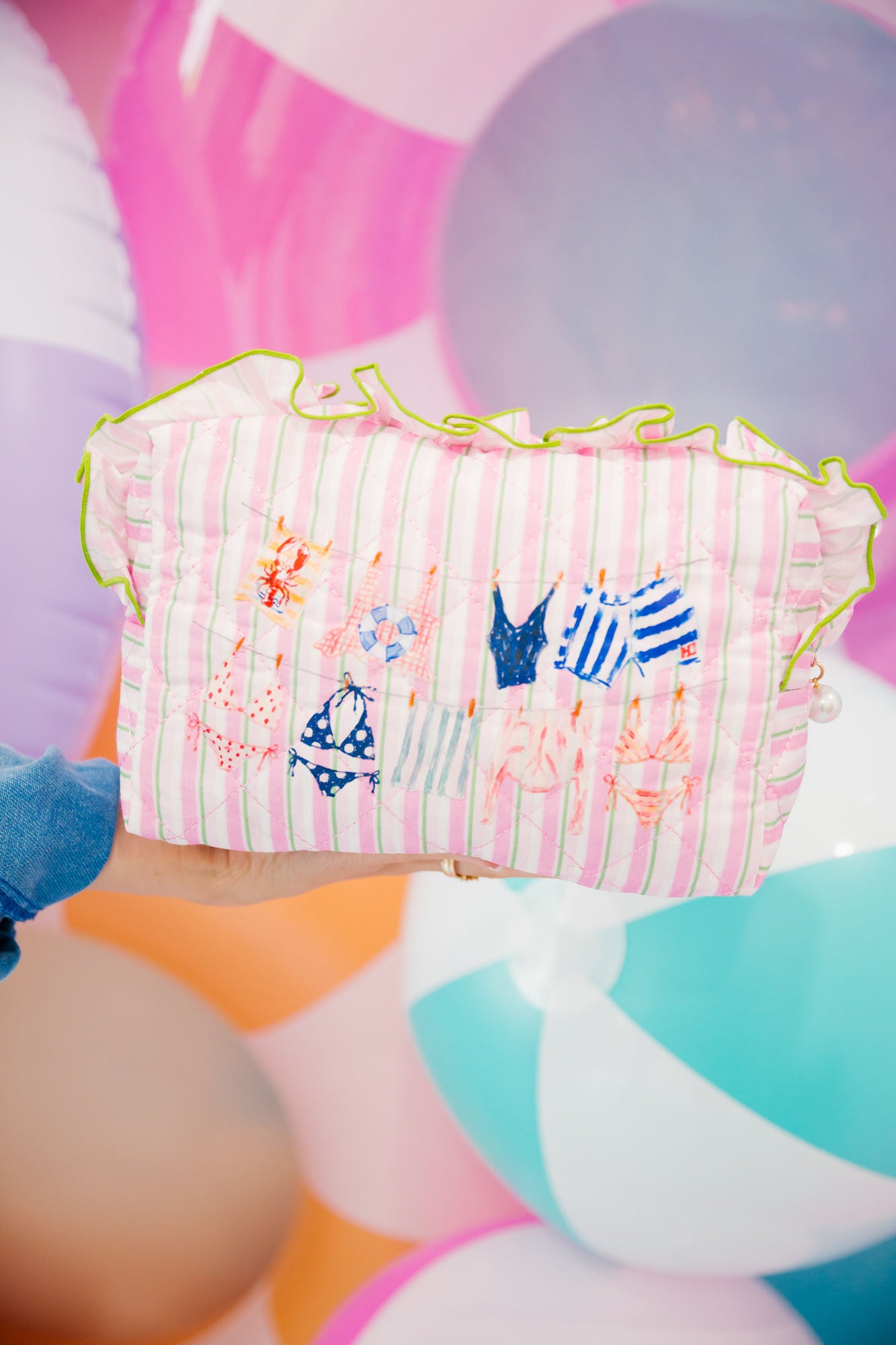 BIKINI BREEZE RUFFLE BAG