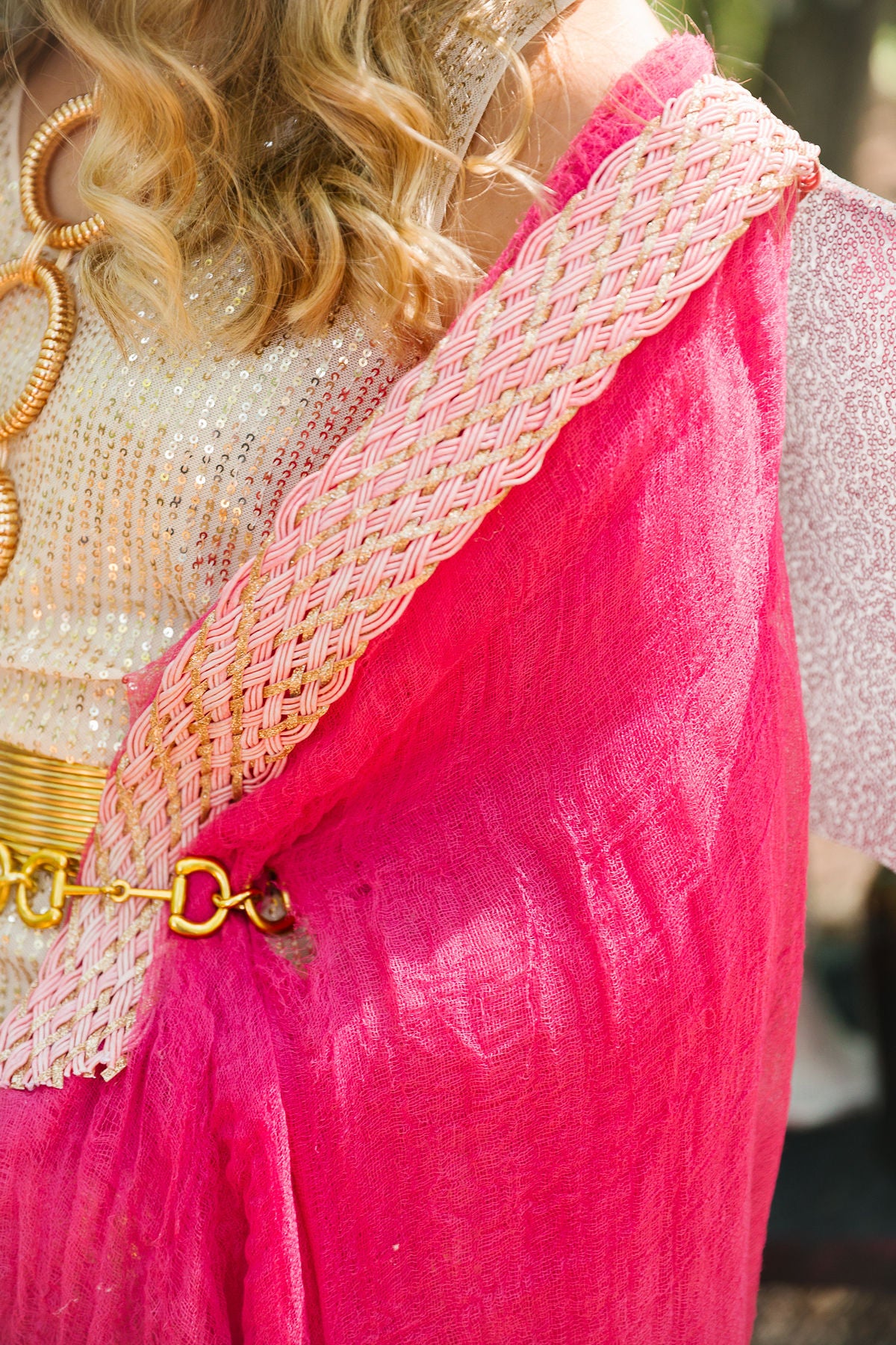 WHIMSICAL WINGS PINK CAPE