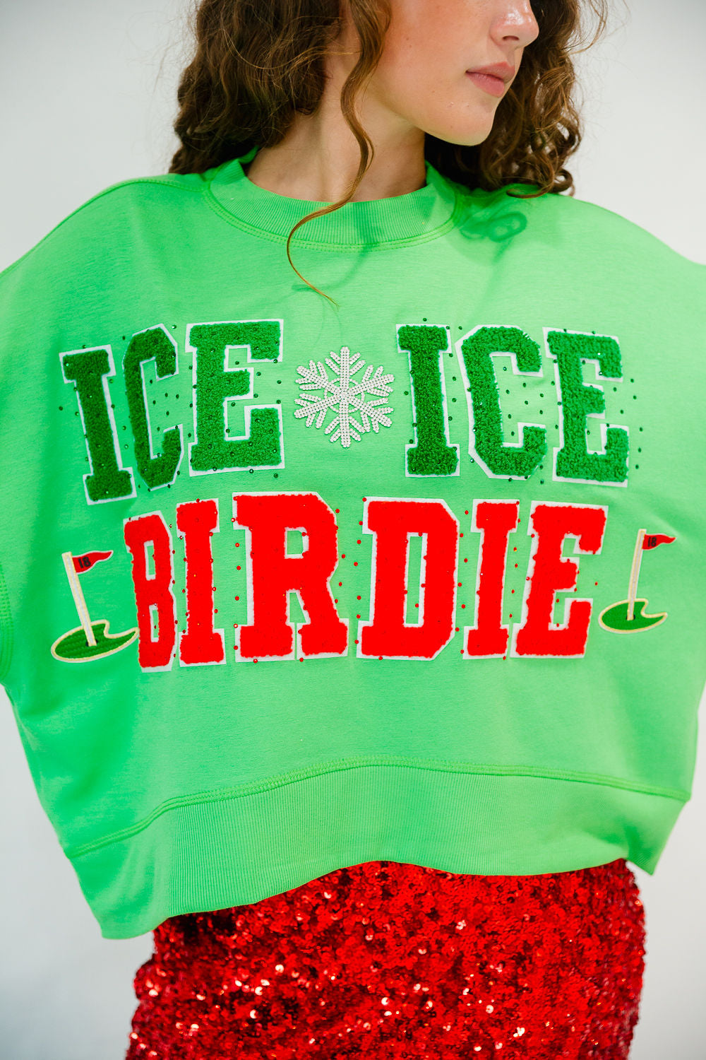 ICE ICE BIRDIE GREEN PULLOVER PULLOVER Judith March