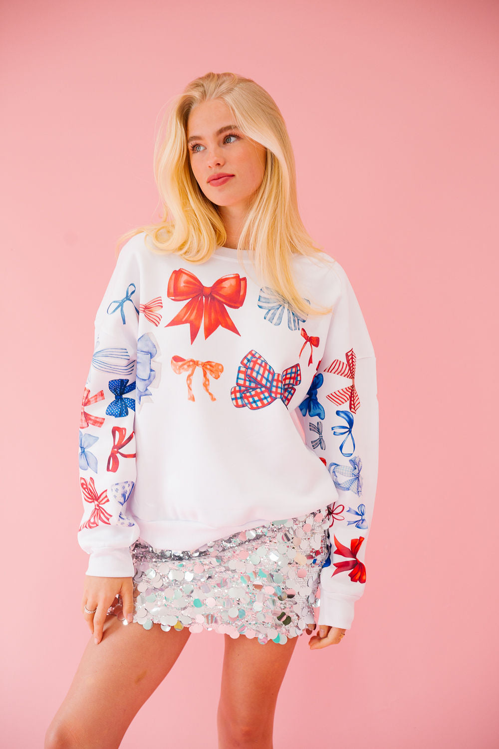 AMERICAN BOW PRINT PULLOVER pullover Judith March   