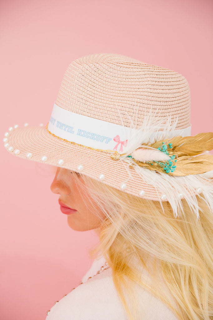 CLASSY UNTIL KICKOFF BEADED SUN HAT Sun hat Judith March   