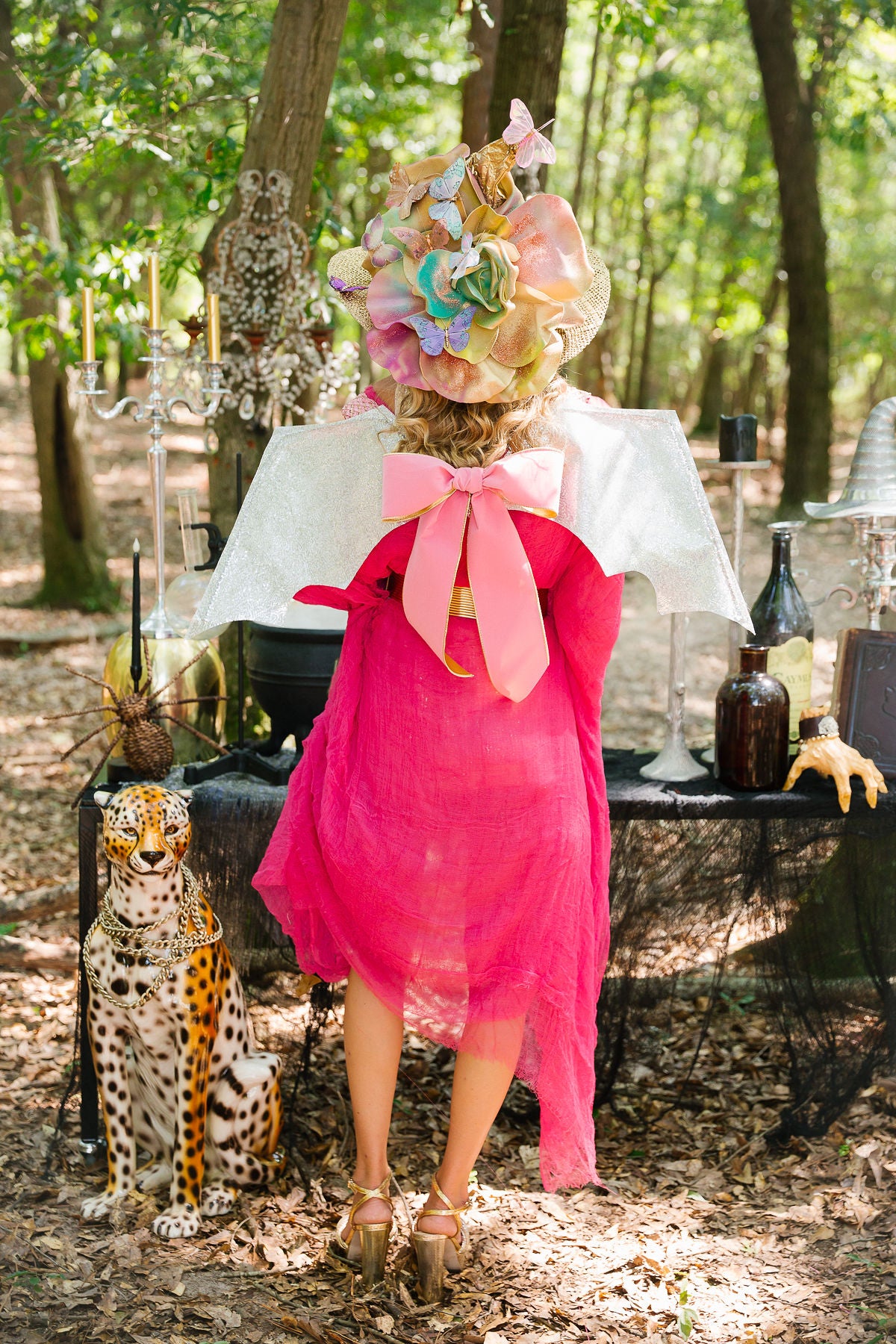 WHIMSICAL WINGS PINK CAPE