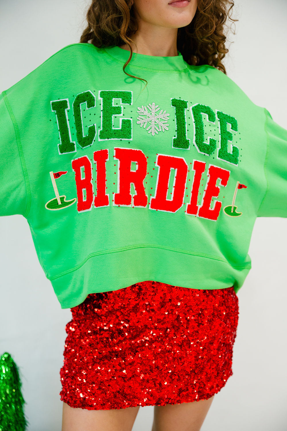 ICE ICE BIRDIE GREEN PULLOVER PULLOVER Judith March