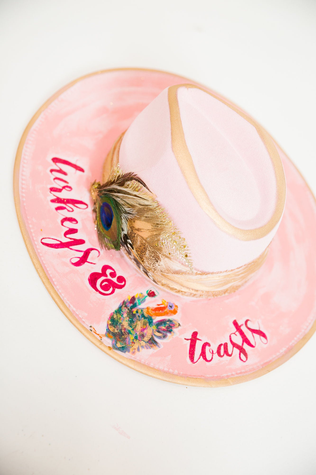 *TURKEY & TOASTS PINK RANCHER HAT HAT Judith March