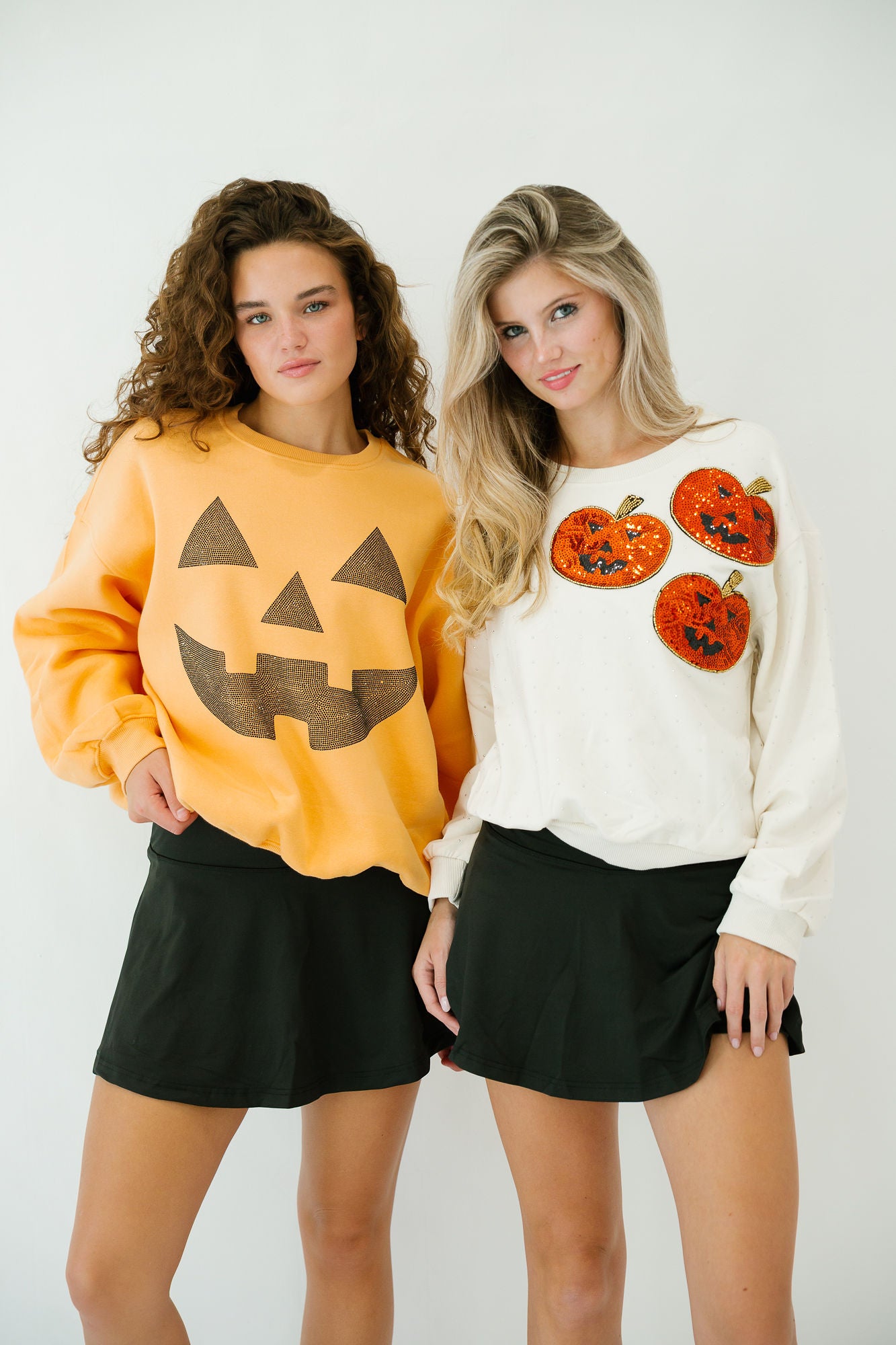 STAY SPOOKY BEJEWELED PULLOVER PULLOVER Judith March