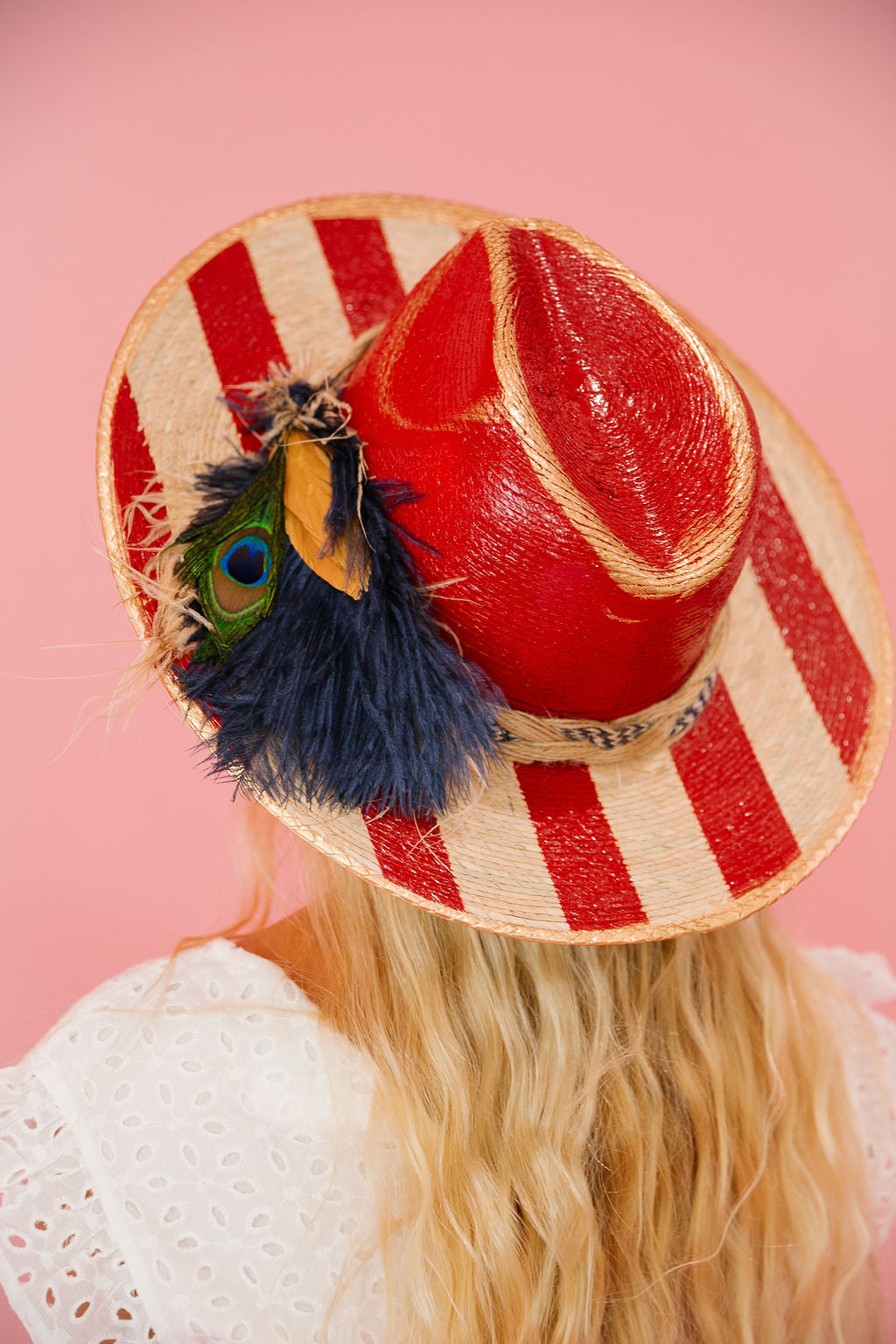 USA STRIPED SUN HAT Sun hat Judith March   