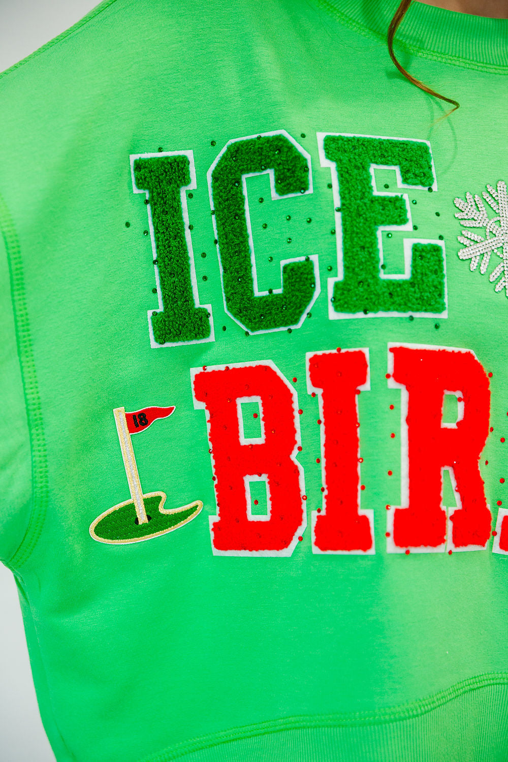 ICE ICE BIRDIE GREEN PULLOVER PULLOVER Judith March