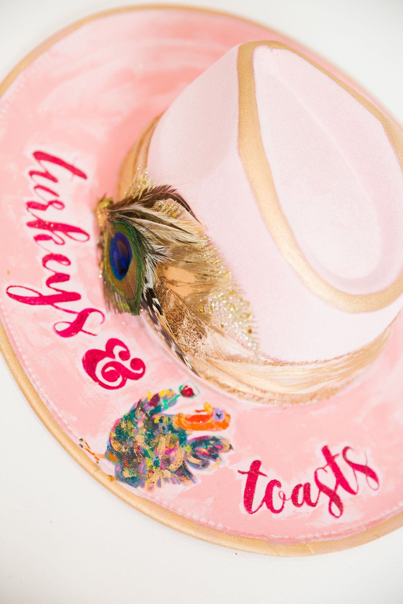 *TURKEY & TOASTS PINK RANCHER HAT HAT Judith March