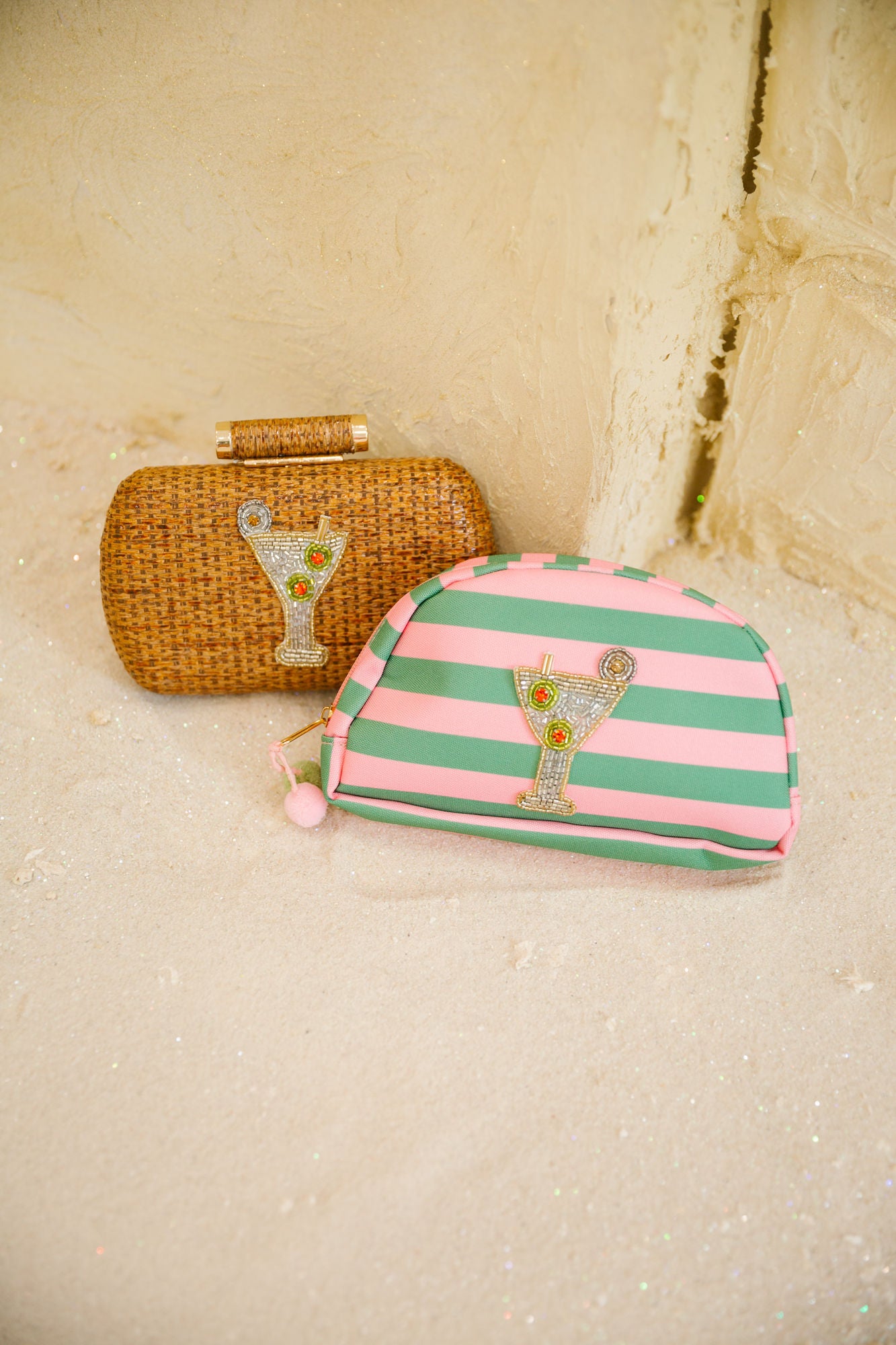 BEADED MARTINI BAGS