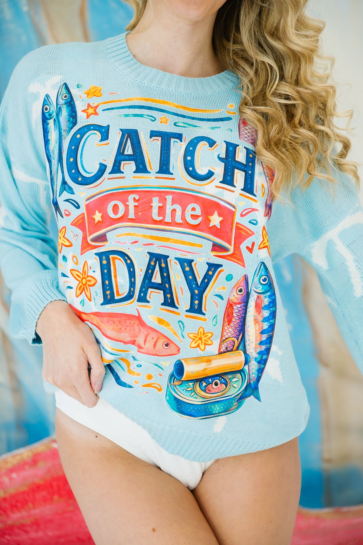 CATCH OF THE DAY BEACHY SWEATER SWEATER Judith March