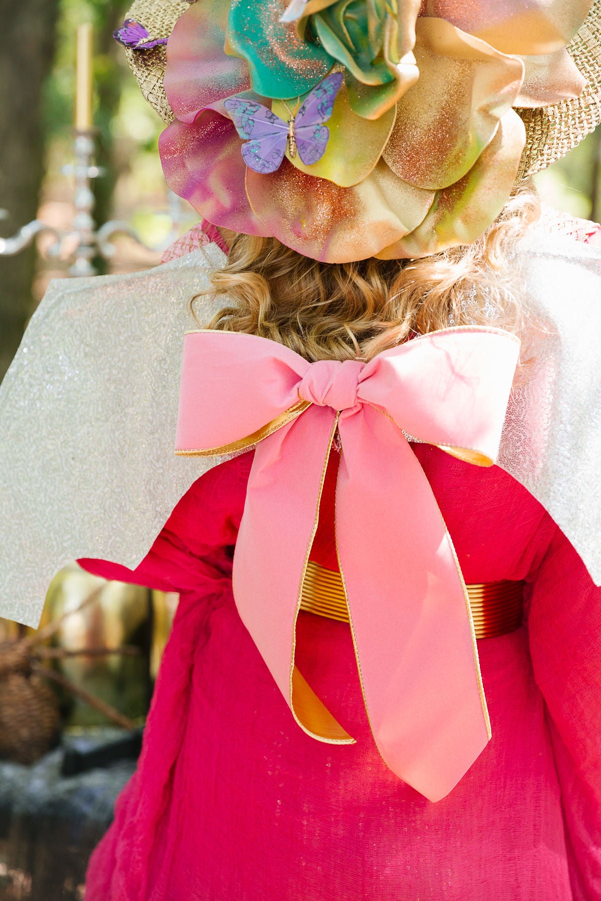WHIMSICAL WINGS PINK CAPE