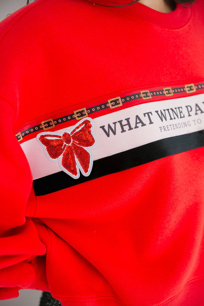 WHICH WINE PAIRS WELL SHOPPING PULLOVER Judith March