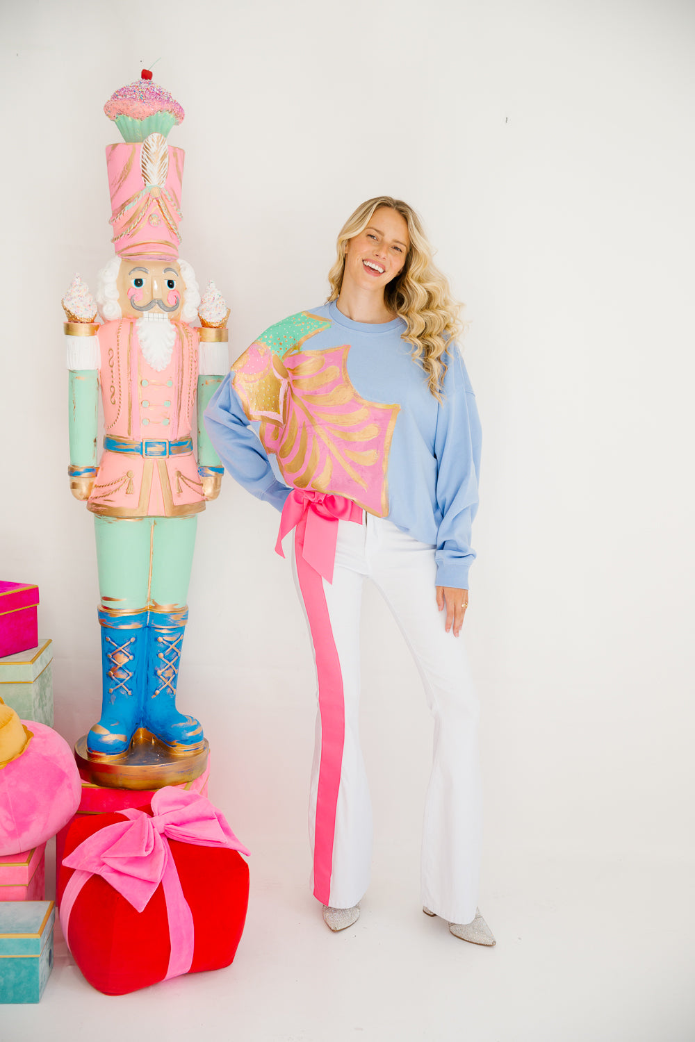 PINK NOEL FLARES FLARES Judith March