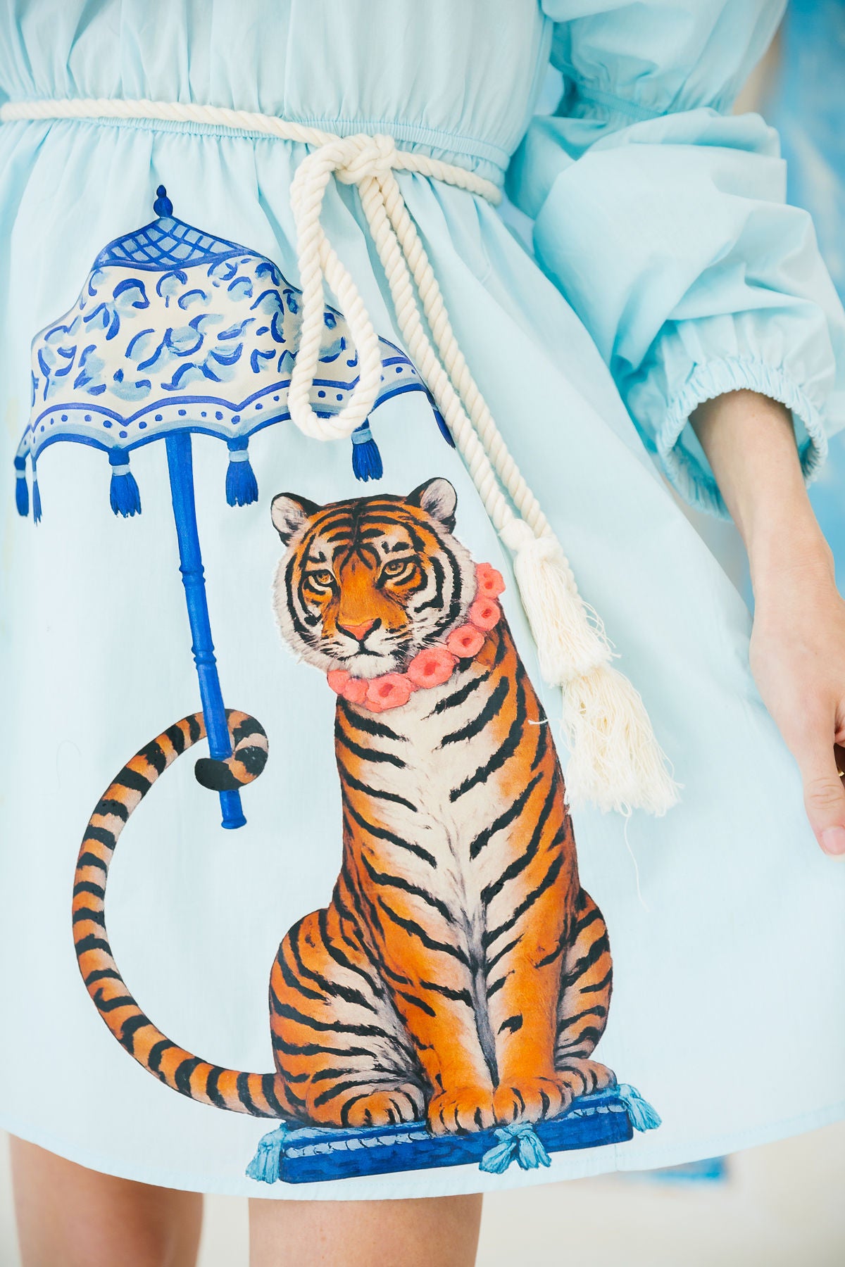 COASTAL TIGER BLUE DRESS DRESS Judith March