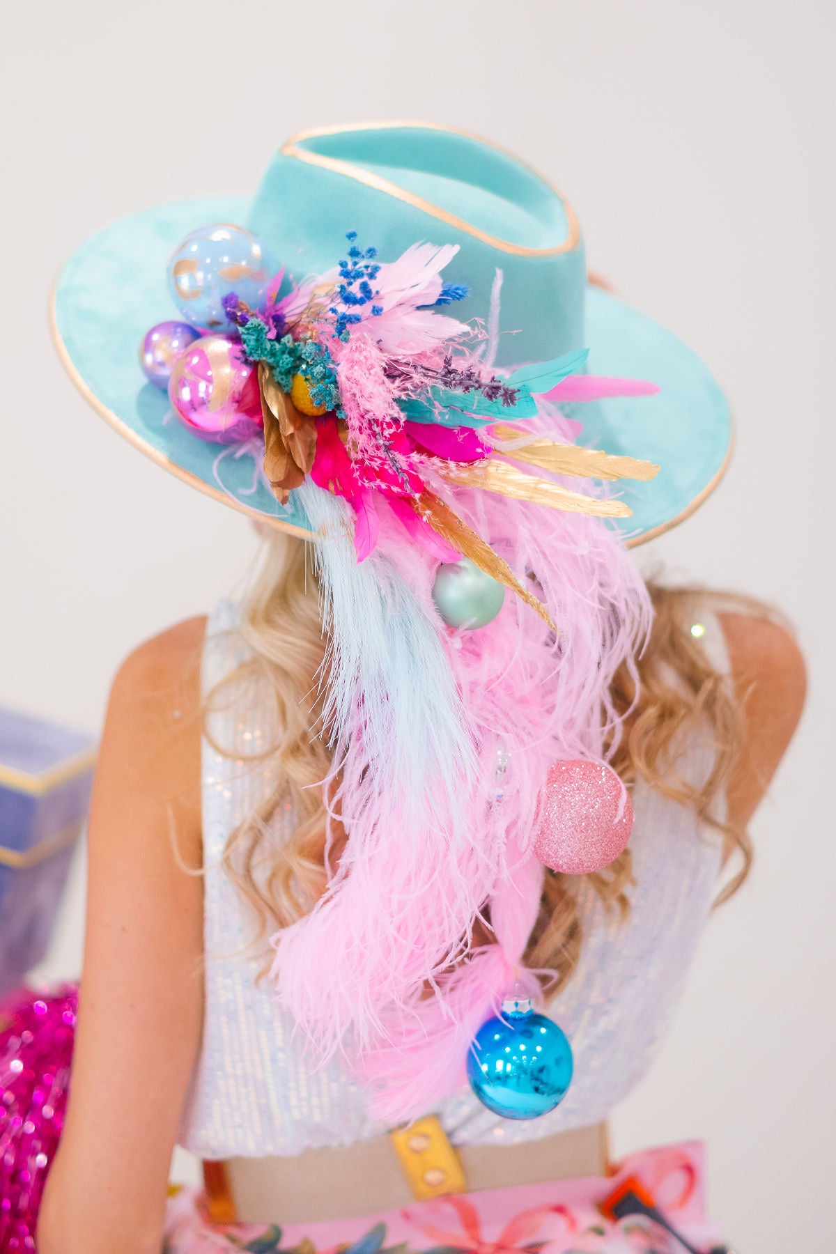SUGARPLUM FEATHER RANCHER HAT RANCHER HAT Judith March