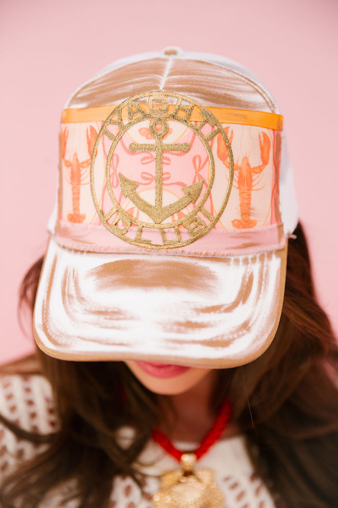 YACHT CLUB LOBSTER TRUCKER HAT TRUCKER HAT Judith March
