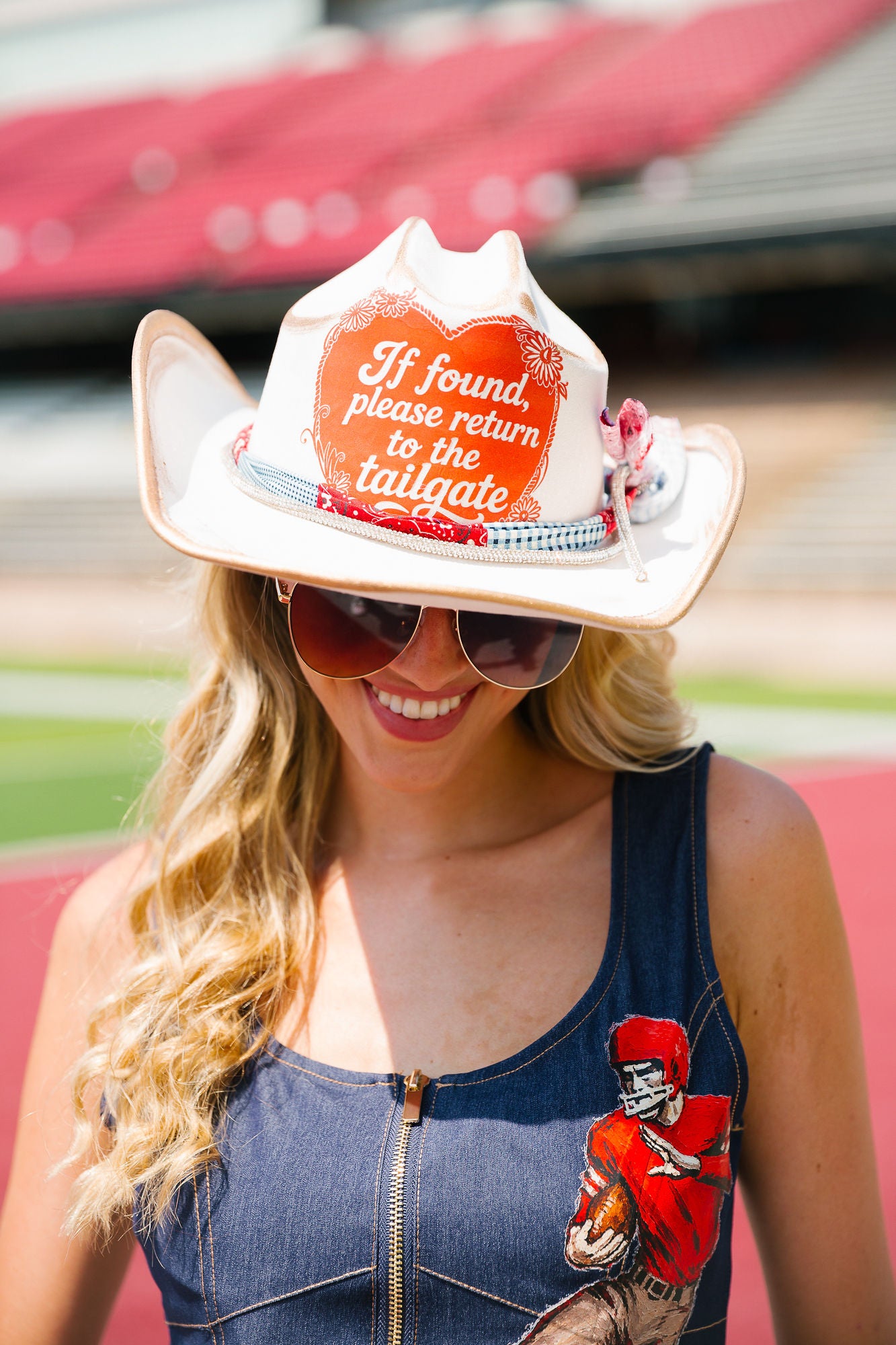 IF FOUND, PLEASE RETURN TO THE TAILGATE RANCHER HAT RANCHER HAT Judith March