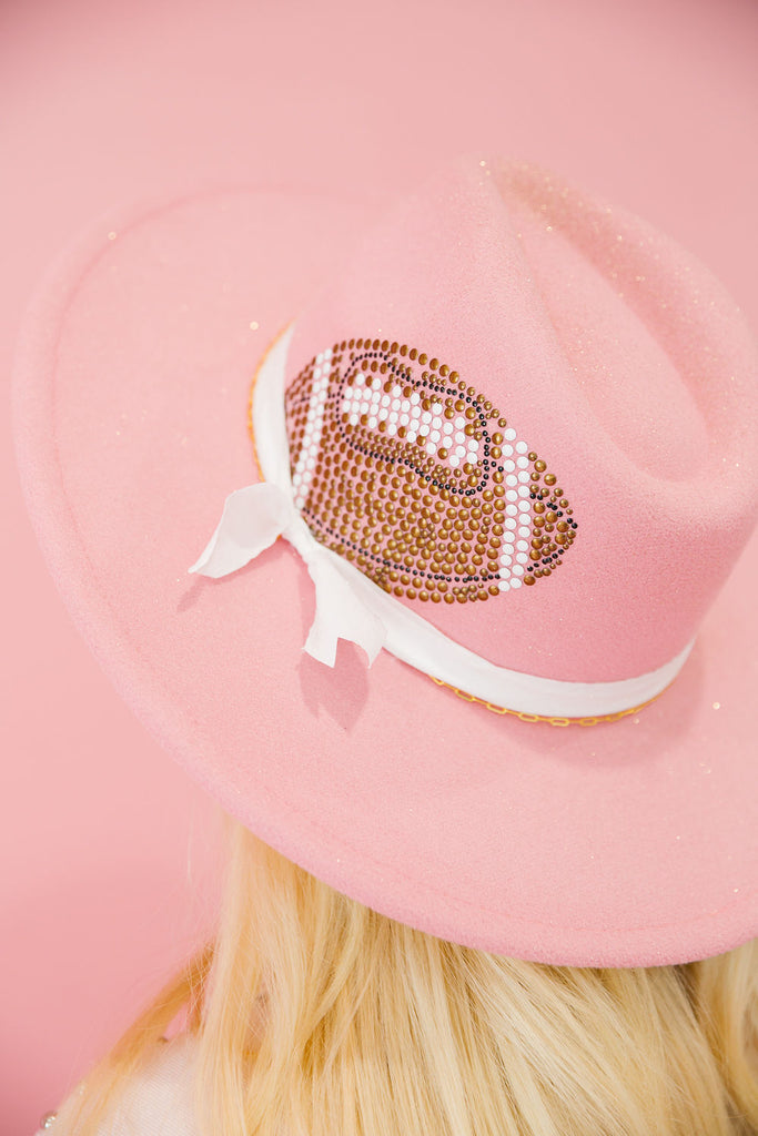 TOUCHDOWN TIME PINK RANCHER HAT RANCHER HAT Judith March   