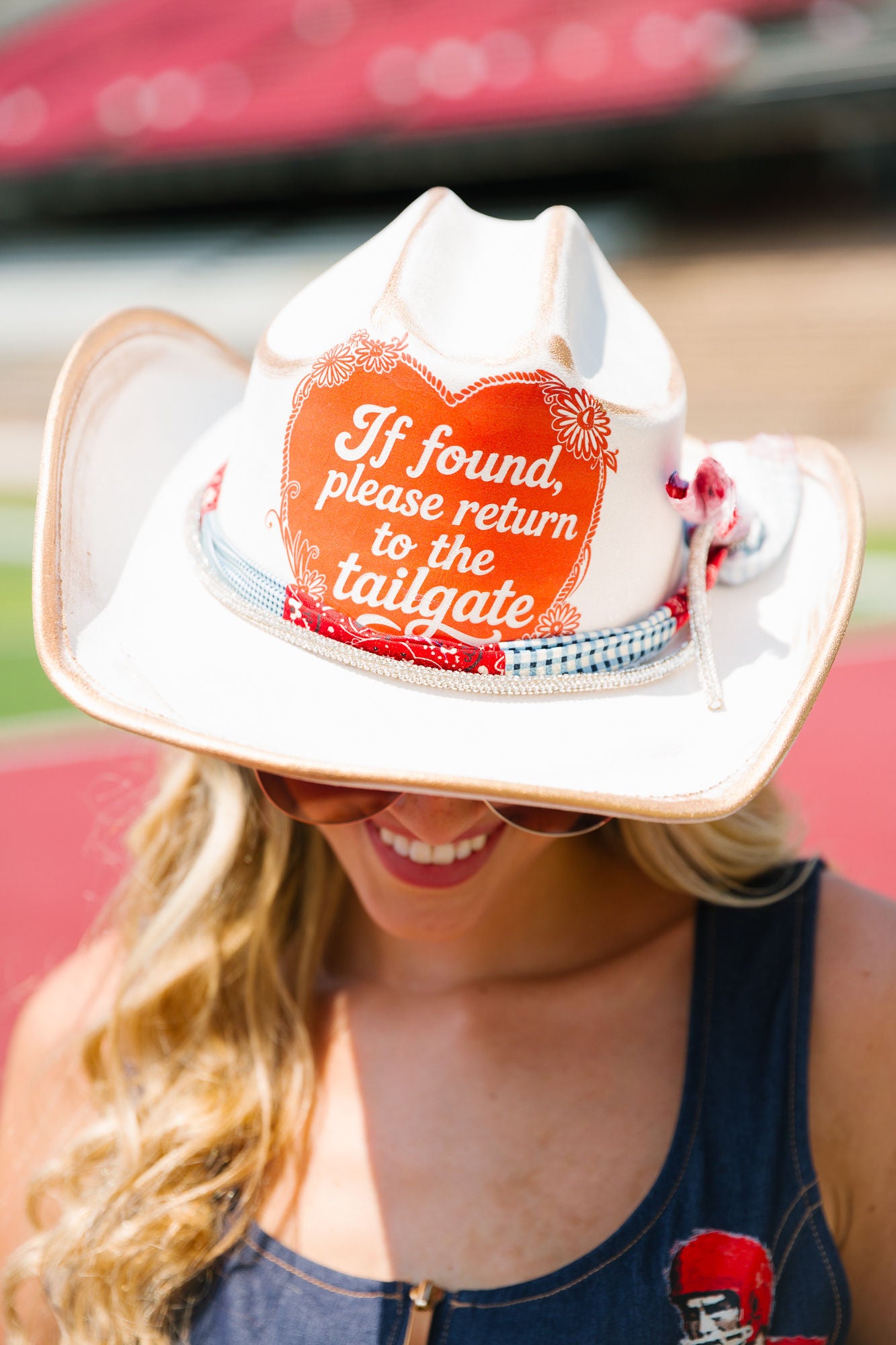 IF FOUND, PLEASE RETURN TO THE TAILGATE RANCHER HAT RANCHER HAT Judith March