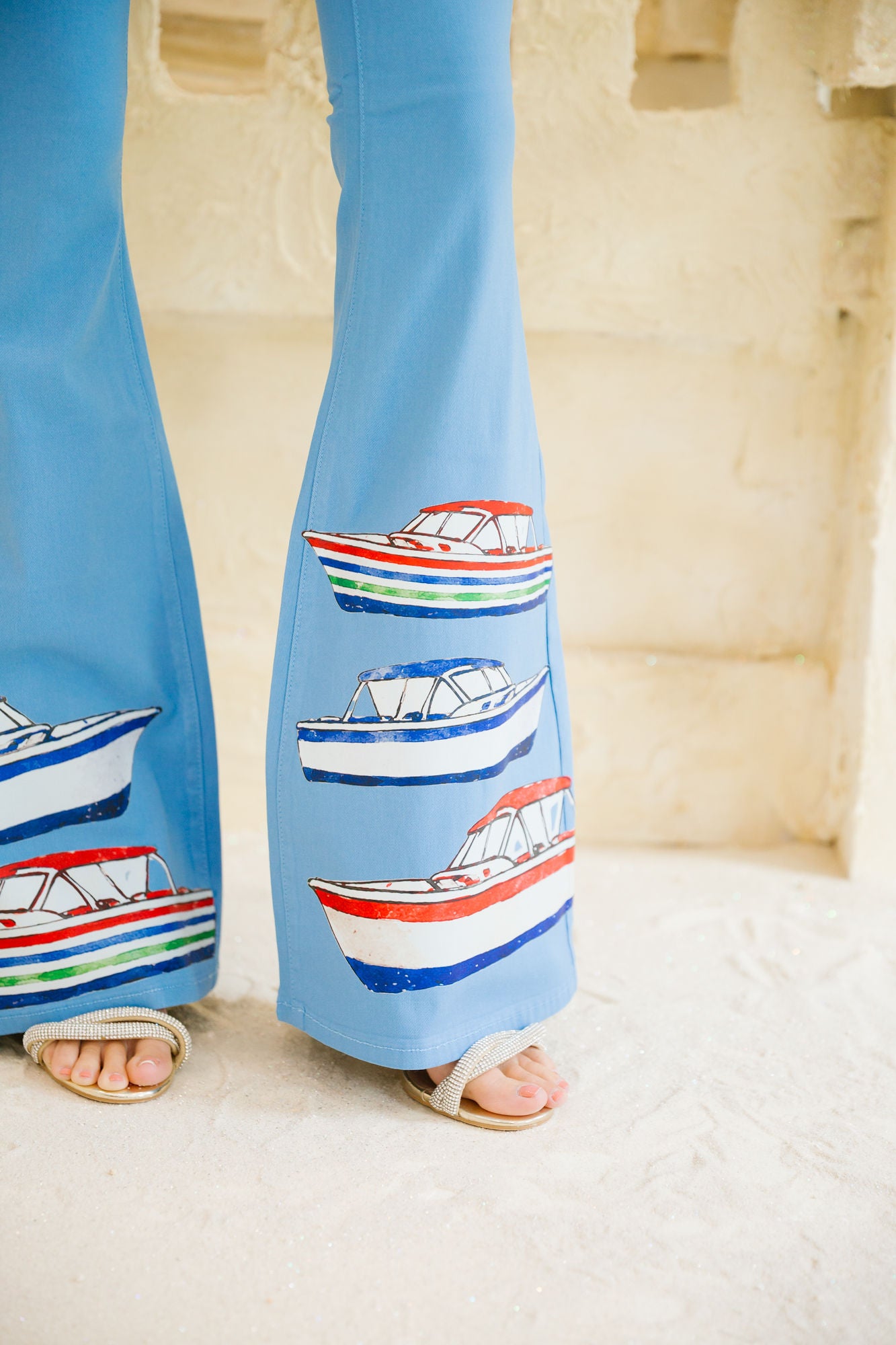 SET SAIL BLUE FLARES FLARES Judith March