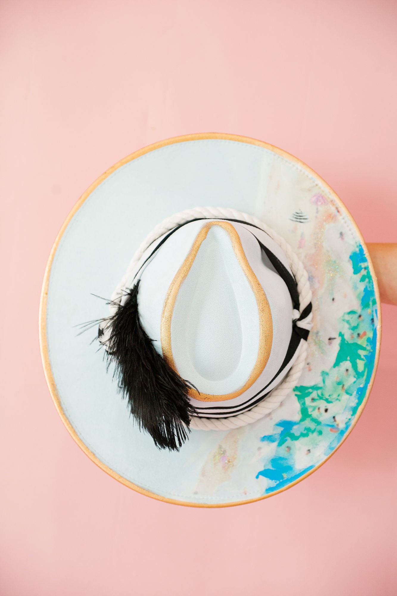 ABSTRACT BEACH RANCHER HAT RANCHER HAT Judith March