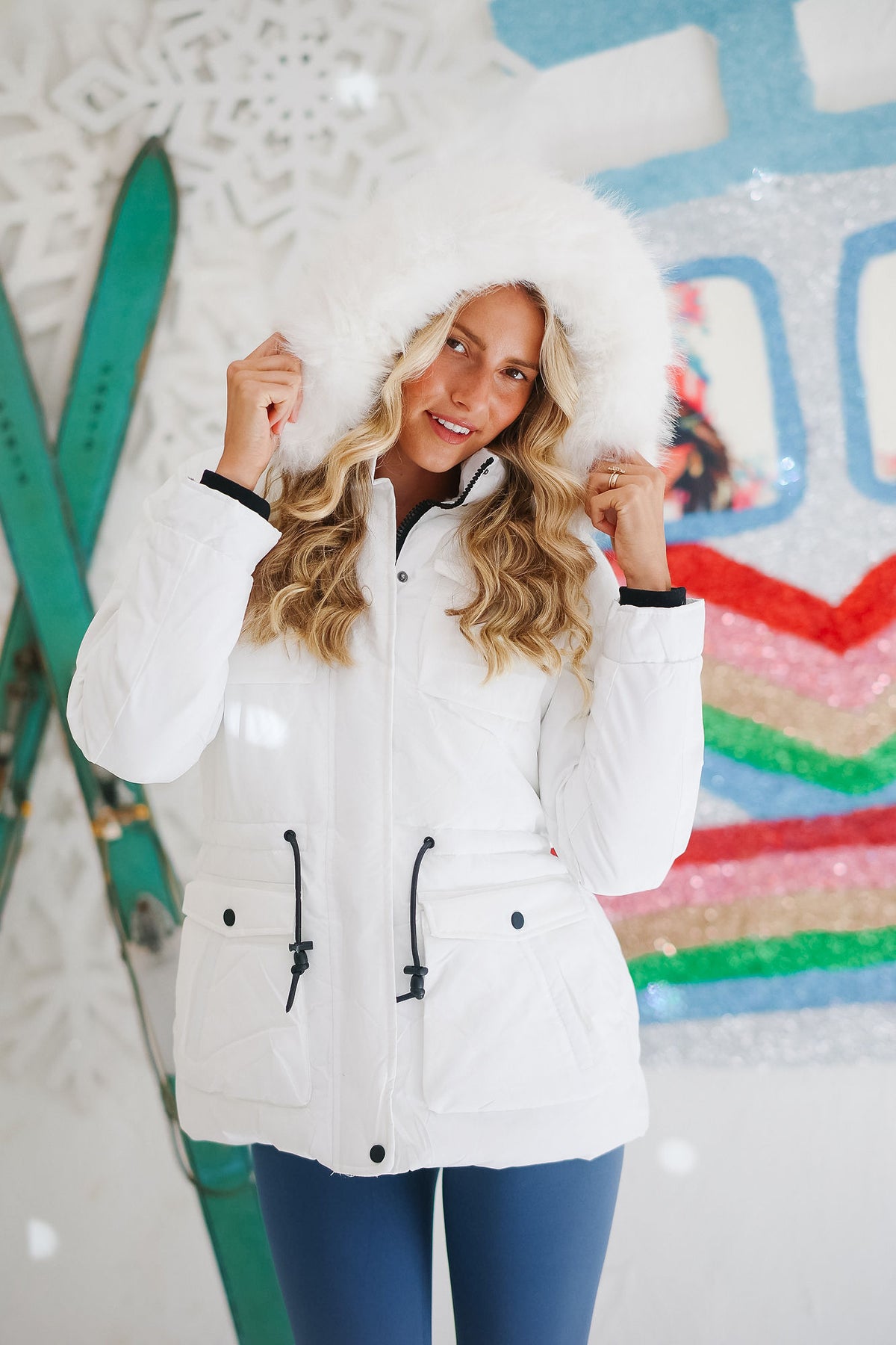 APRÈS IT GIRLS WHITE SKI JACKET JACKET Judith March