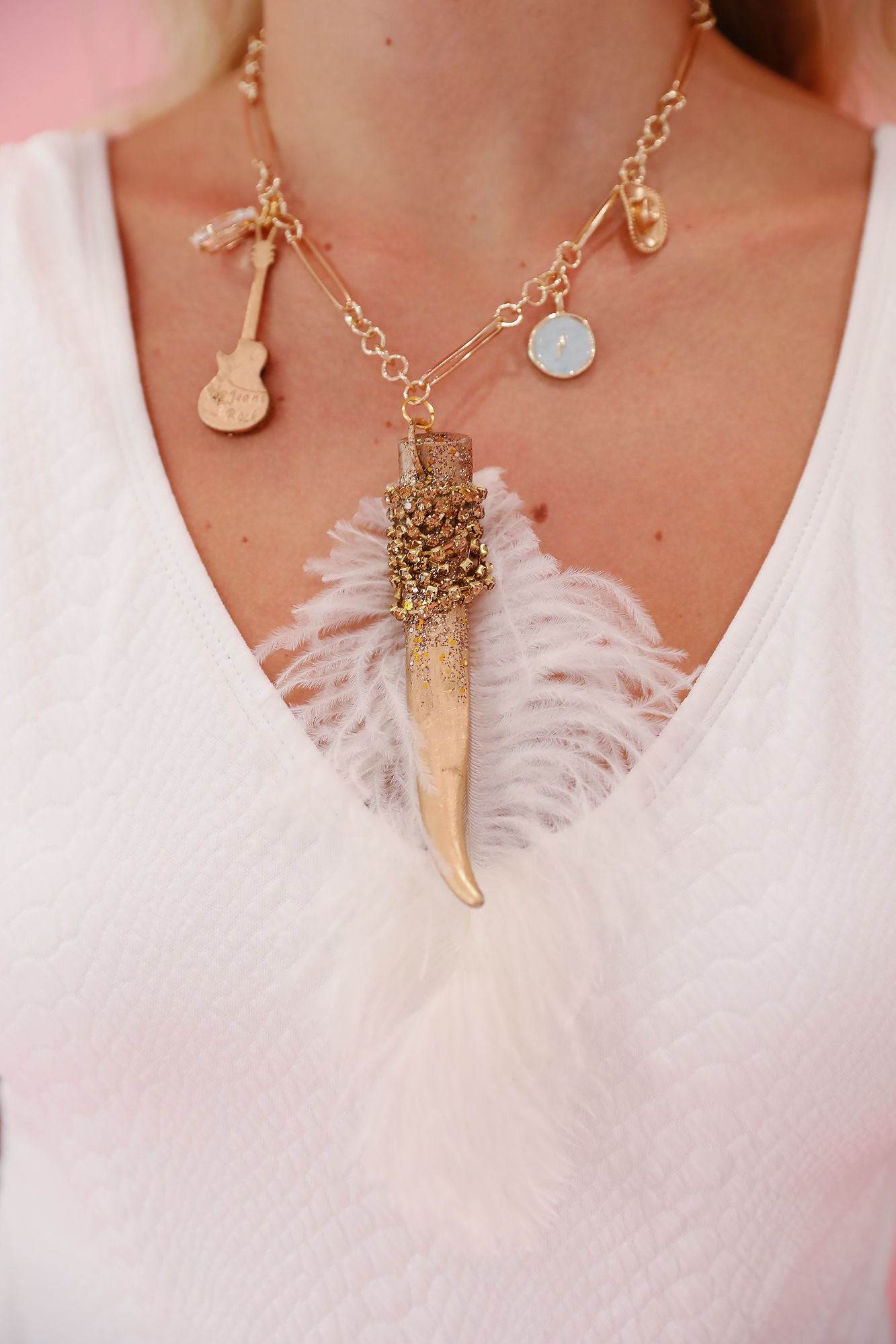 THE VERA CHARM NECKLACE NECKLACE Judith March   