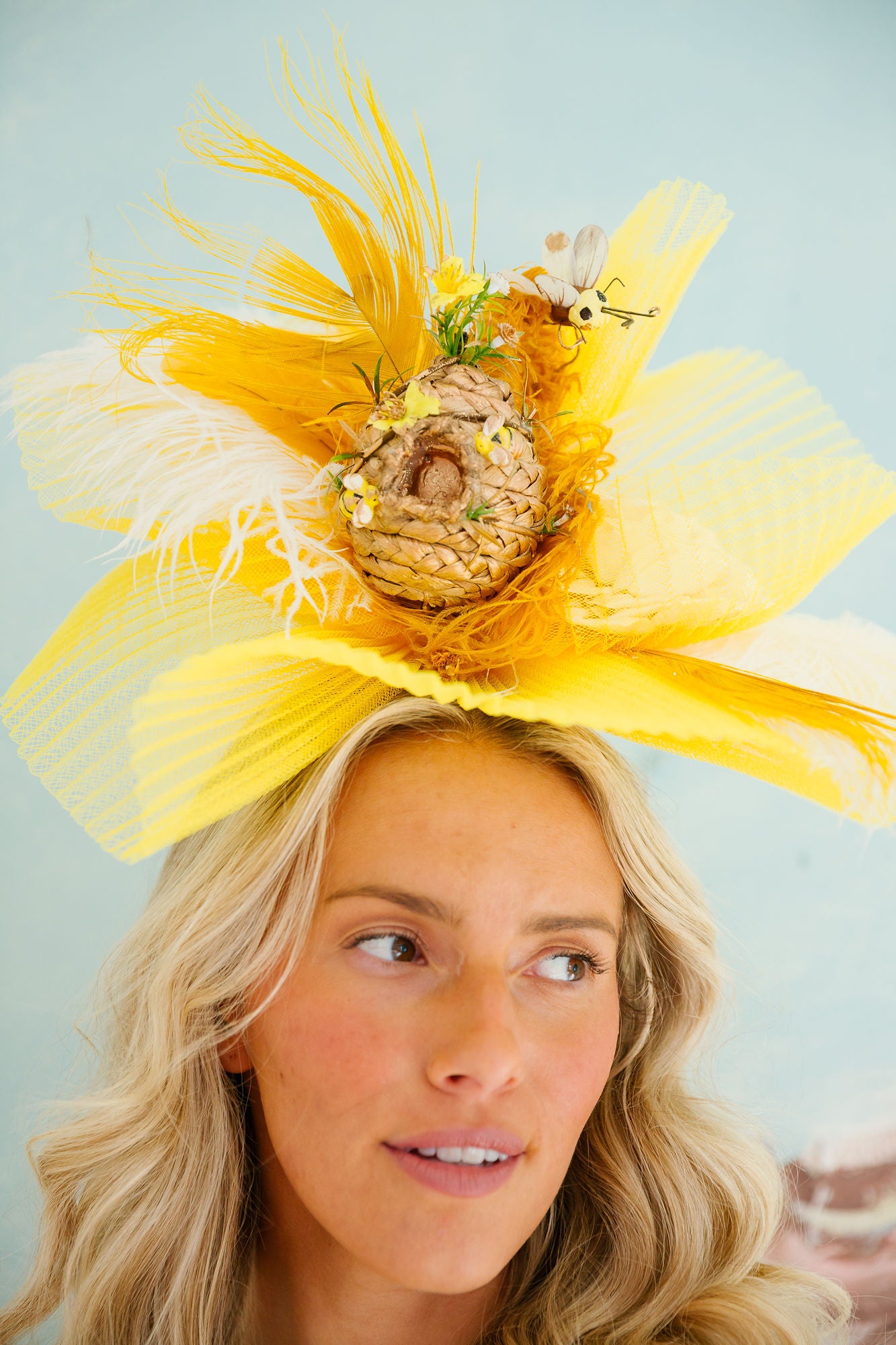HONEY HALO FASCINATOR (ONE OF A KIND) FASCINATOR Judith March