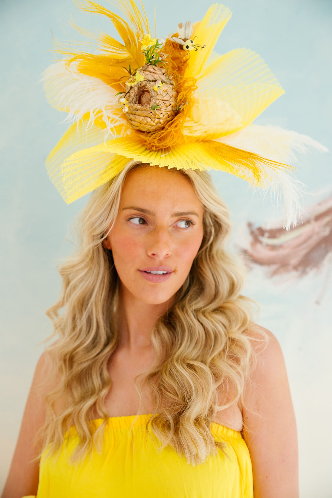 HONEY HALO FASCINATOR (ONE OF A KIND) FASCINATOR Judith March