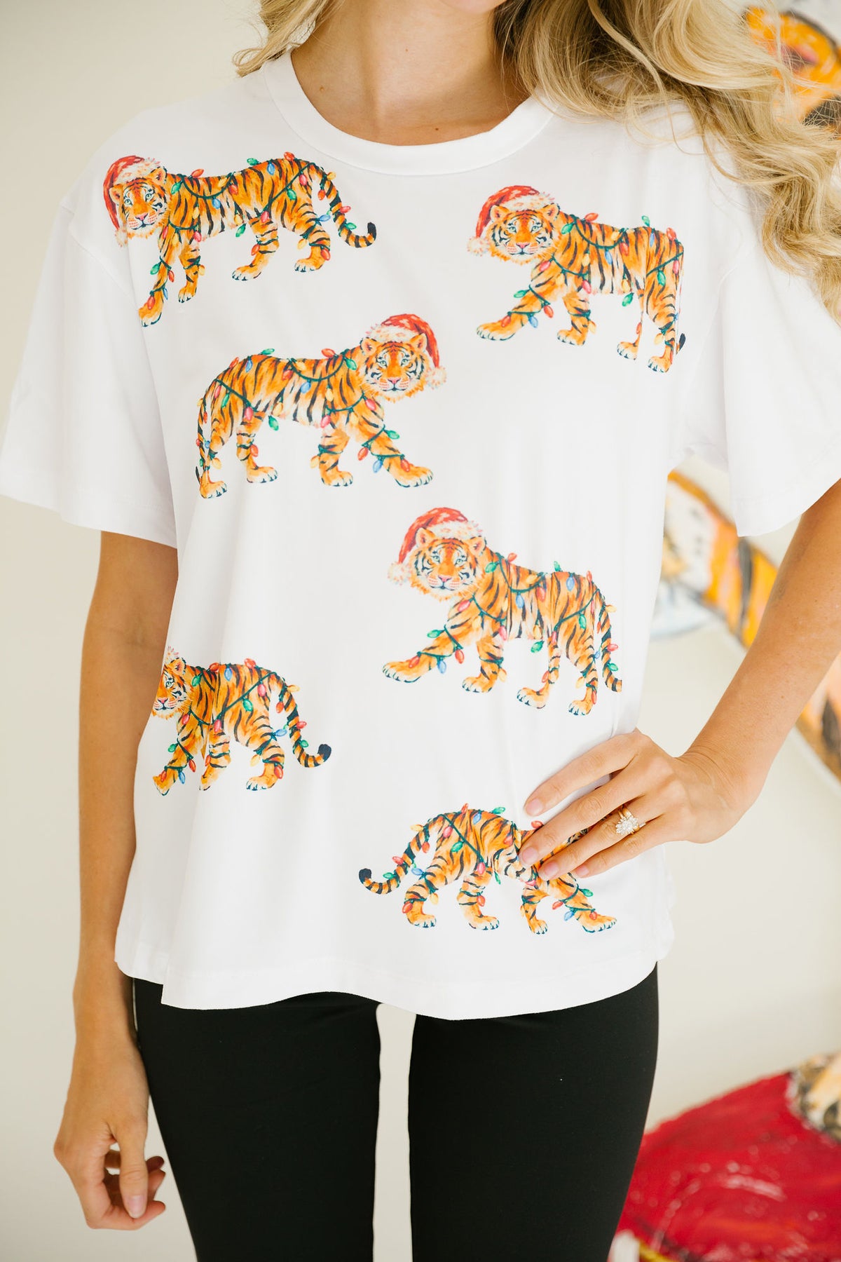 WILD ABOUT CHRISTMAS TEE/TANK TEE Judith March SMALL TEE
