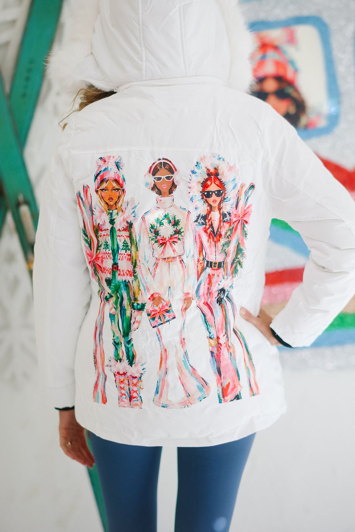 APRÈS IT GIRLS WHITE SKI JACKET JACKET Judith March