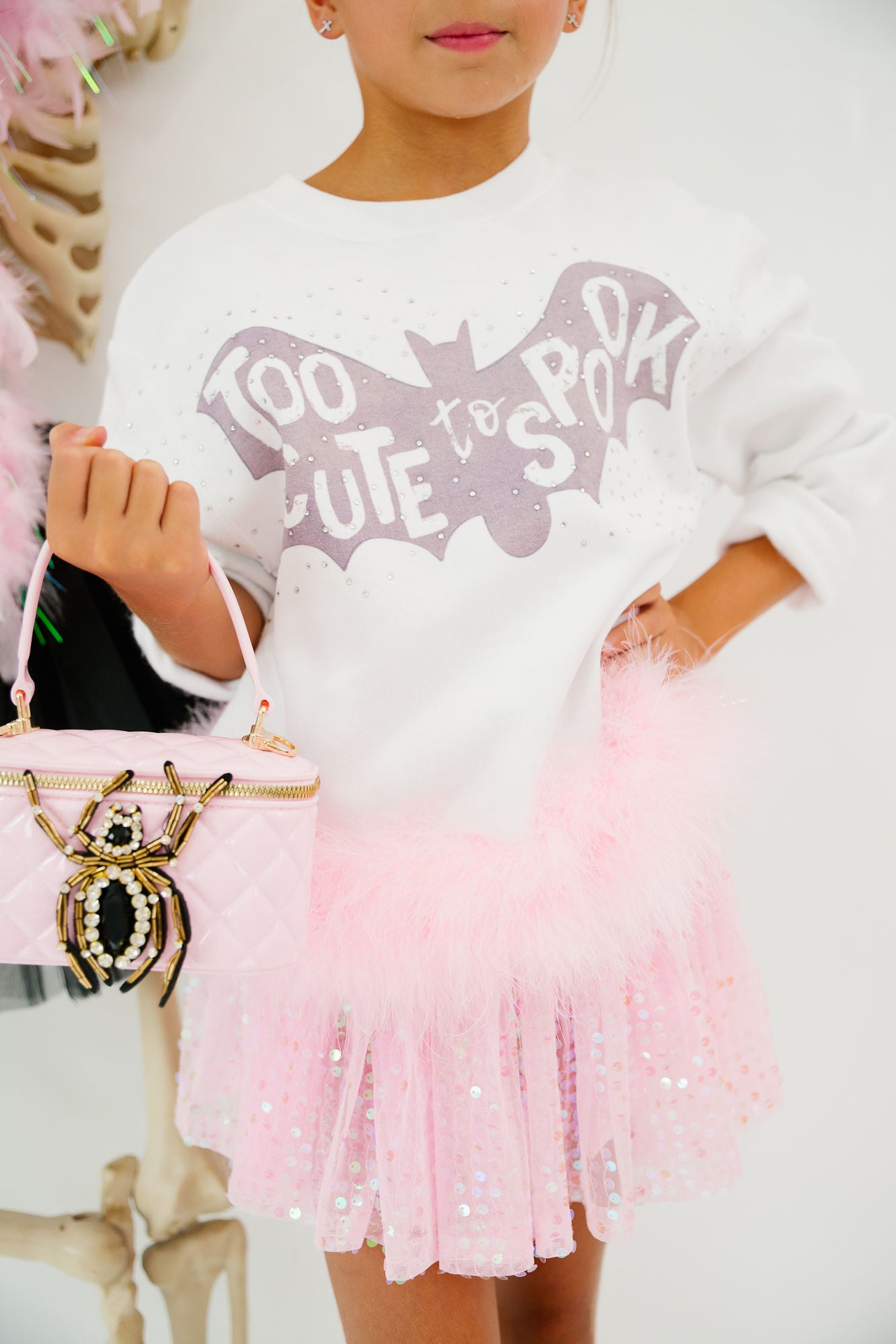 MINI KIDS TOO CUTE TO SPOOK PULLOVER PULLOVER Judith March